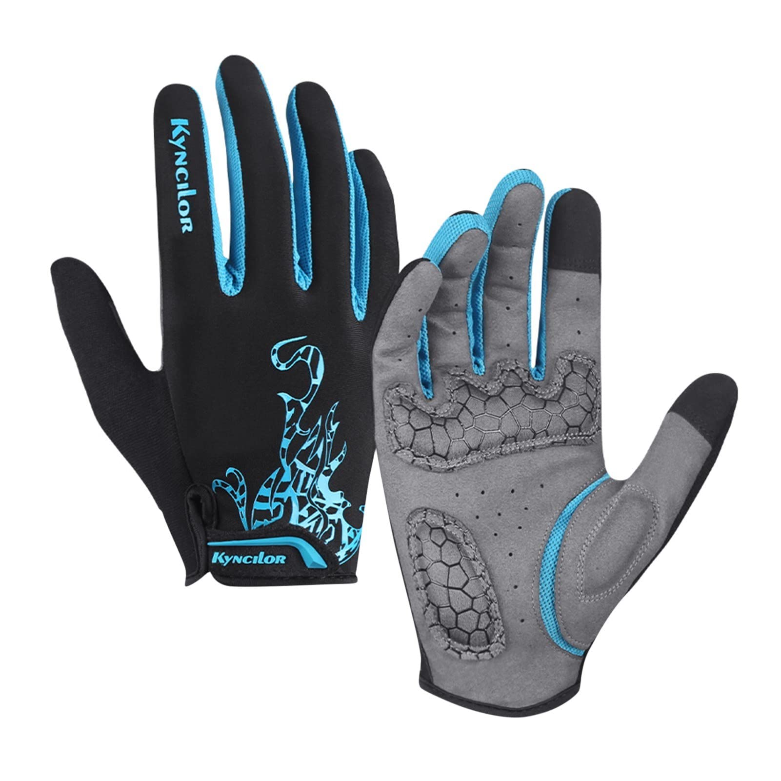 **Breathable Padded Cycling Gloves for Men & Women - Touchscreen Compatible, Sweat-Absorbing for Hiking, Climbing & Outdoor Sports**    **Perfect for Biking, Gym Workouts & Adventure Activities**