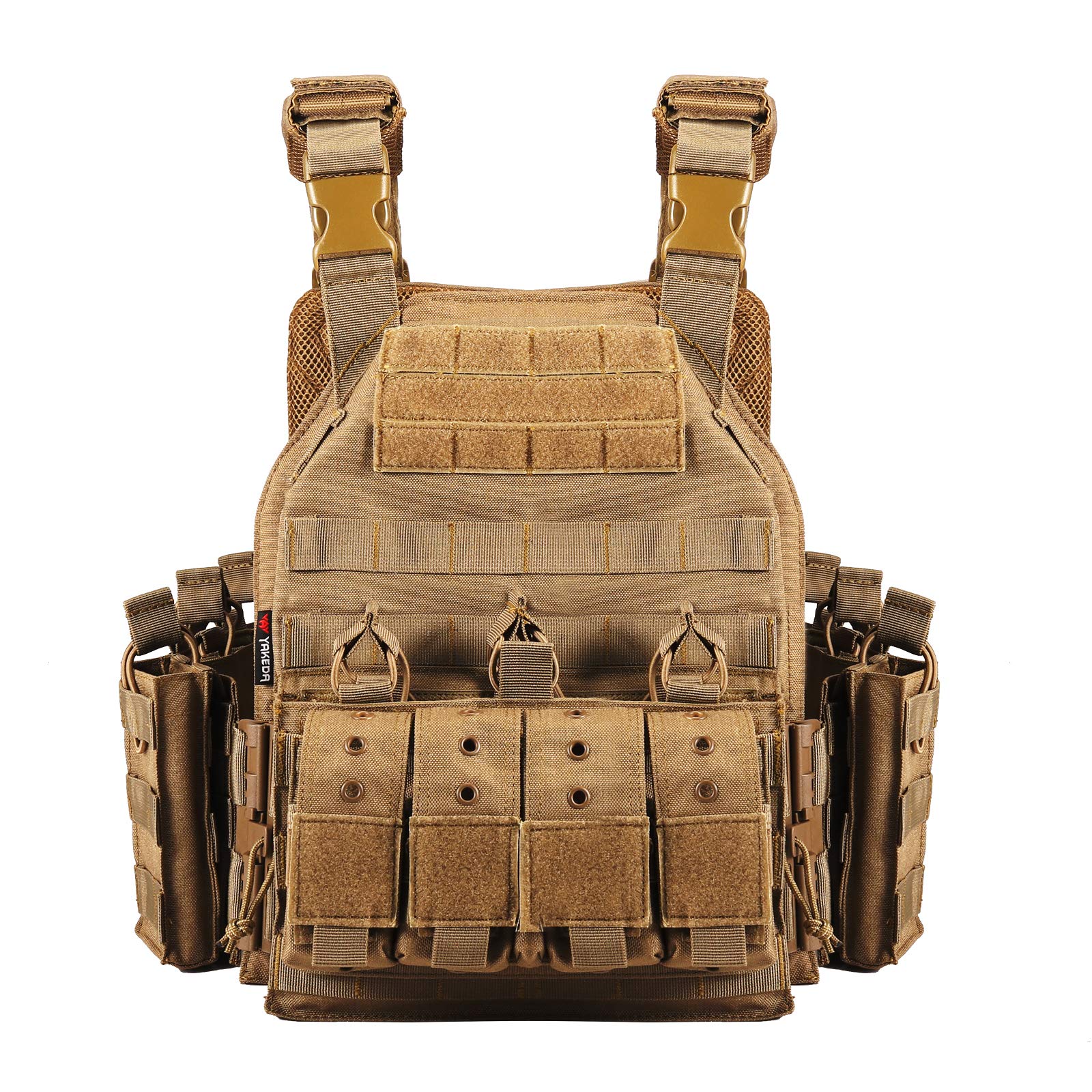 Tactical Military Vest for Airsoft - Adjustable Quick Release Combat Vest for Adults - Perfect for Airsoft Games, Outdoor Adventures & Tactical Training