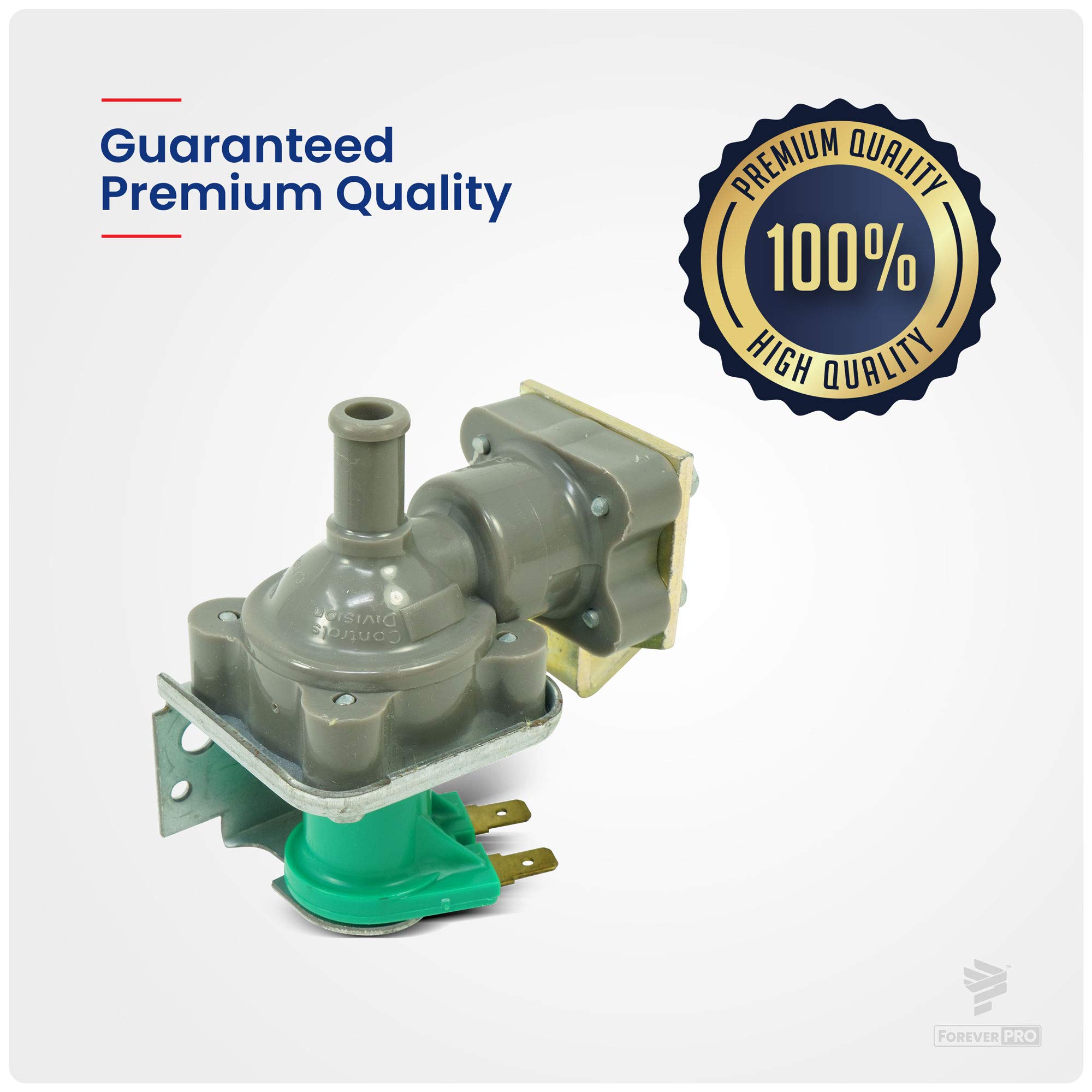 ForeverPRO WD15X93 Dishwasher Water Inlet Valve Replacement for GE Dishwasher Models 3310 AH259411 DW421 DW57 - Fix Leaks & Improve Performance for Quiet Kitchen Cleaning