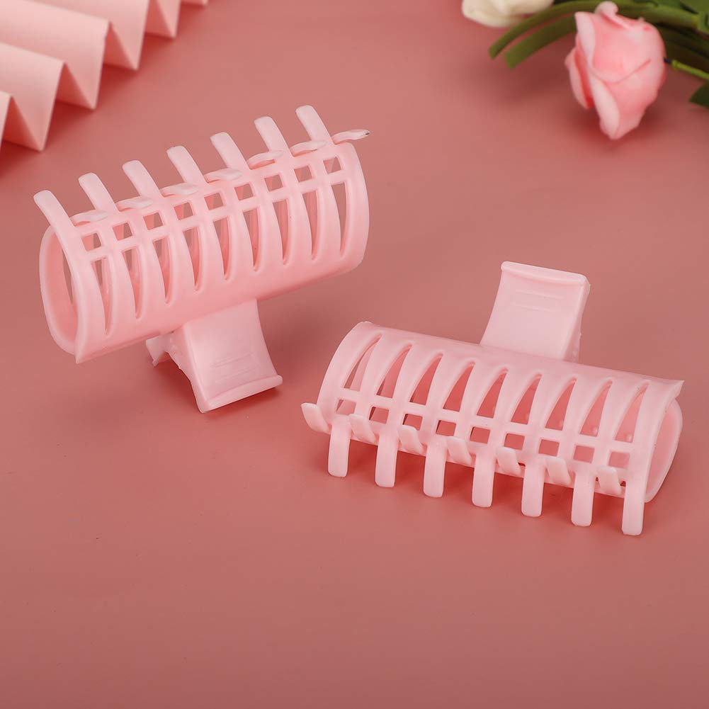 15Pcs Plastic Hot Roller Clips Set - Hair Curling Clips for Styling & Volume - Perfect for Salon, Home Use & Party Hairstyles