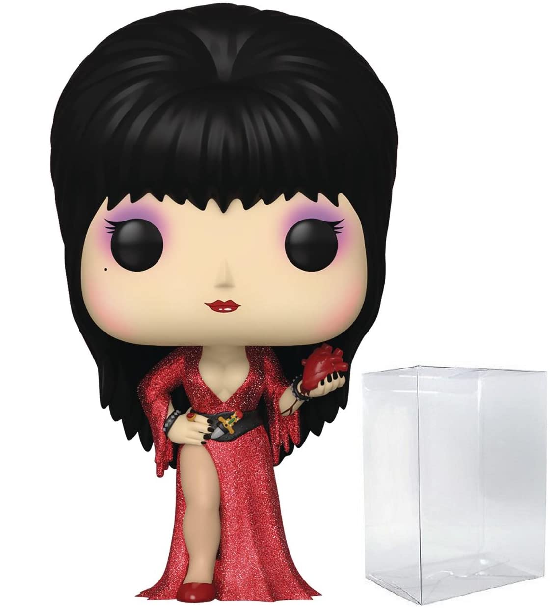 Funko Pop! Elvira Mistress of The Dark 40th Anniversary Vinyl Figure - Collectible with Pop Box Protector Case | Horror Movie Merchandise, Gift for Fans, Halloween Decor