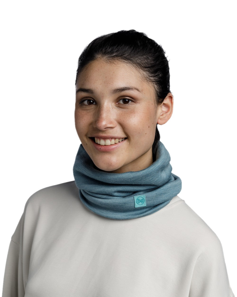 Premium Buff Merino Heavyweight Neck Warmer - Soft Wool Scarf for Winter Outdoor Activities, Hiking, Skiing & Cold Weather Protection