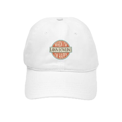 White - Happy Lawn Bowler Cap