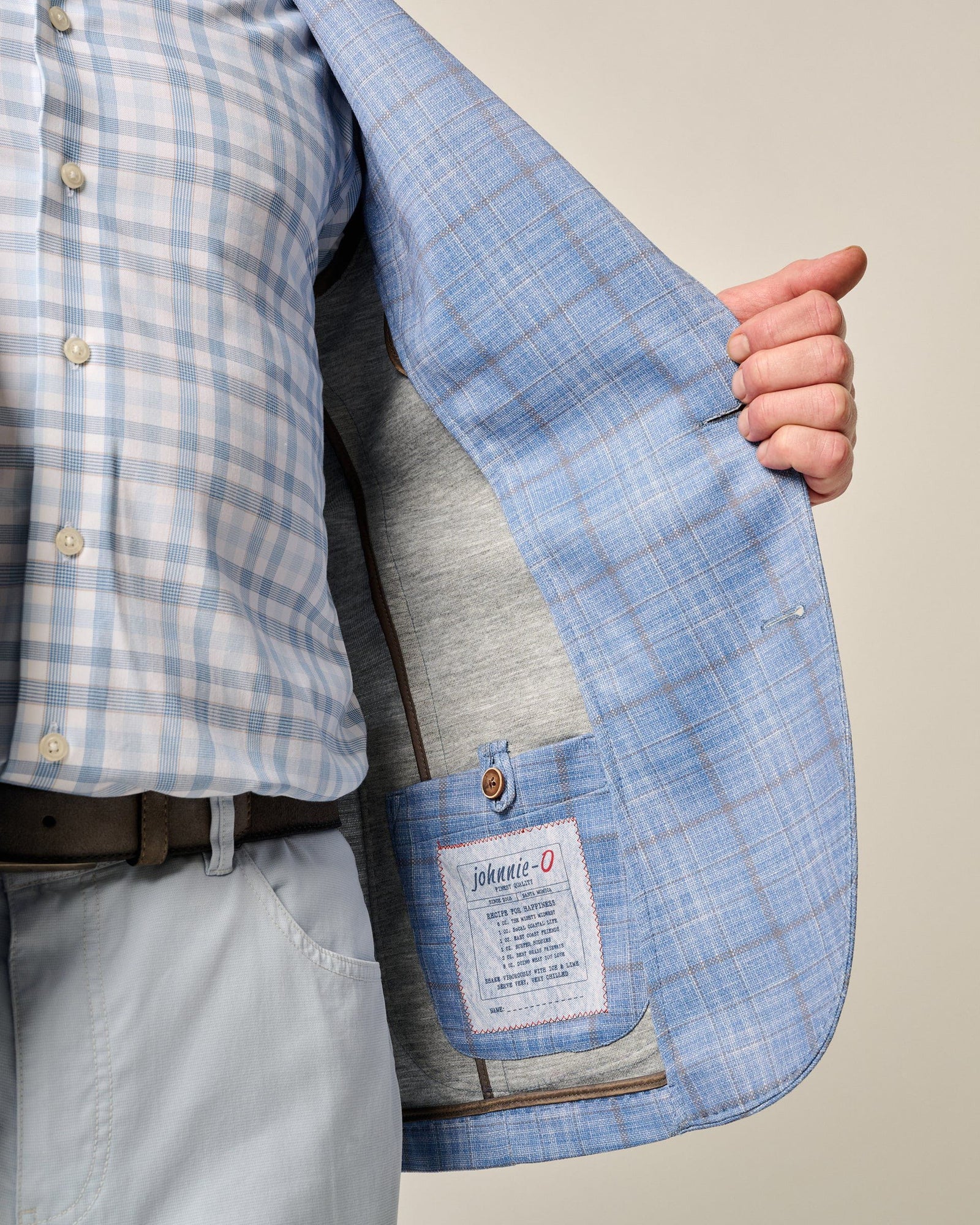 Johnnie-O PLD Ramsay Men's Sport Coat - Lightweight & Stylish Blazer for Golf, Business Casual & Outdoor Events