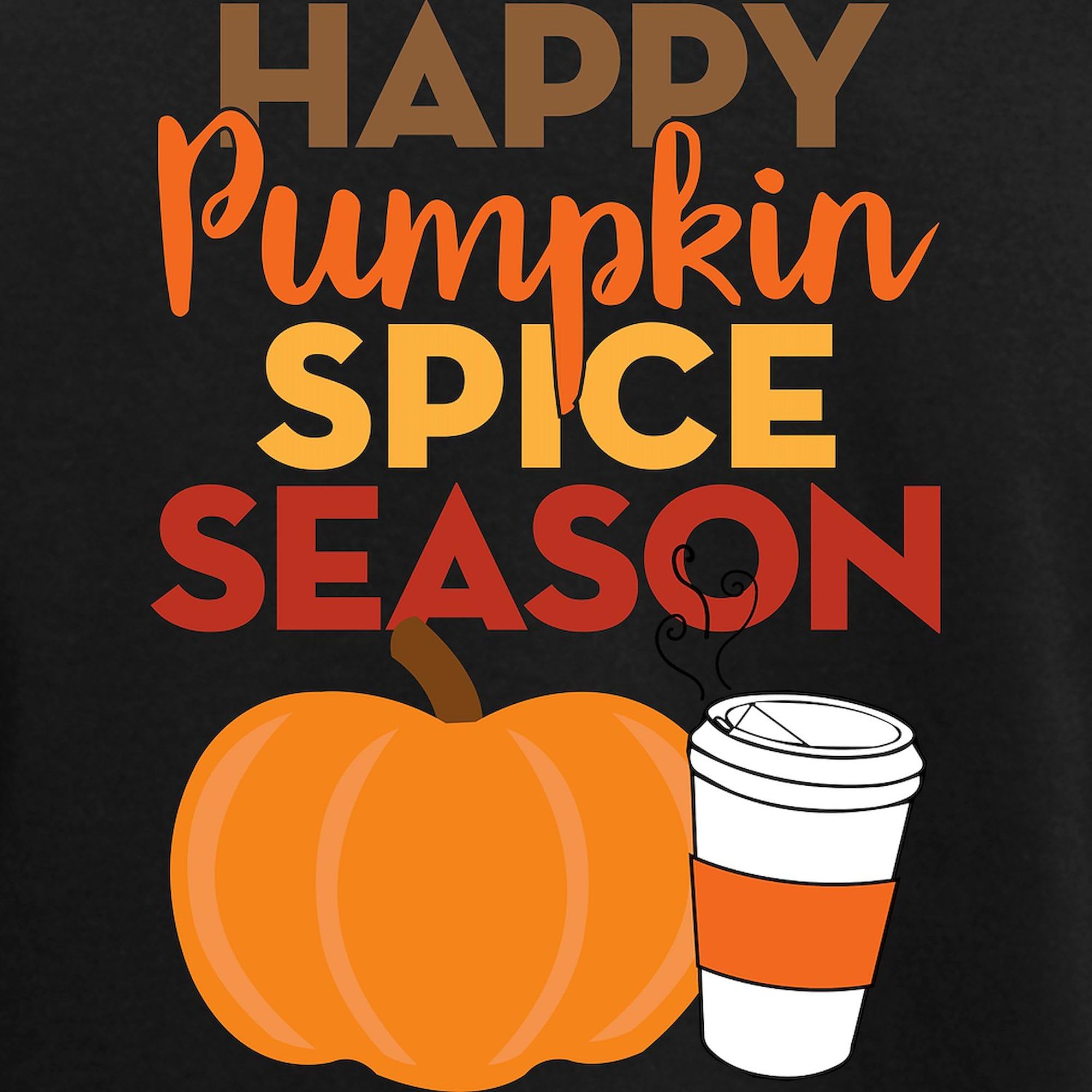 Pumpkin Spice Season Women's Pajama Set - Comfortable Novelty Sleepwear PJs for Fall & Winter | Cozy Lounge Wear for Halloween, Thanksgiving & Christmas