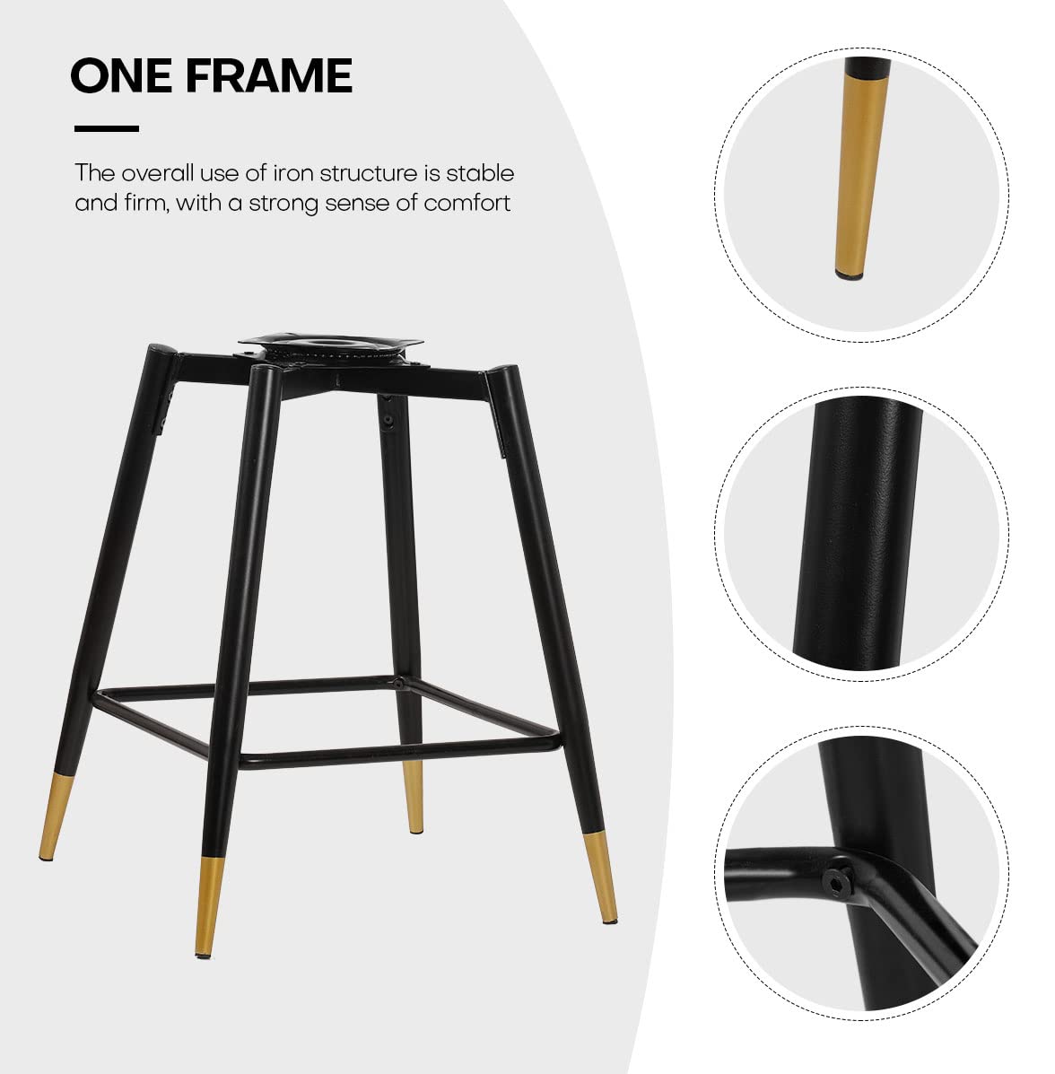 Swivel Bar Stool Set of 2 - 25.6 Inch Counter Height Stools with Low Back & Velvet Upholstery - Heavy Duty Metal Frame Bar Chairs for Kitchen Island, Dining Room, Patio - Royal Blue - Perfect for Entertaining & Casual Dining