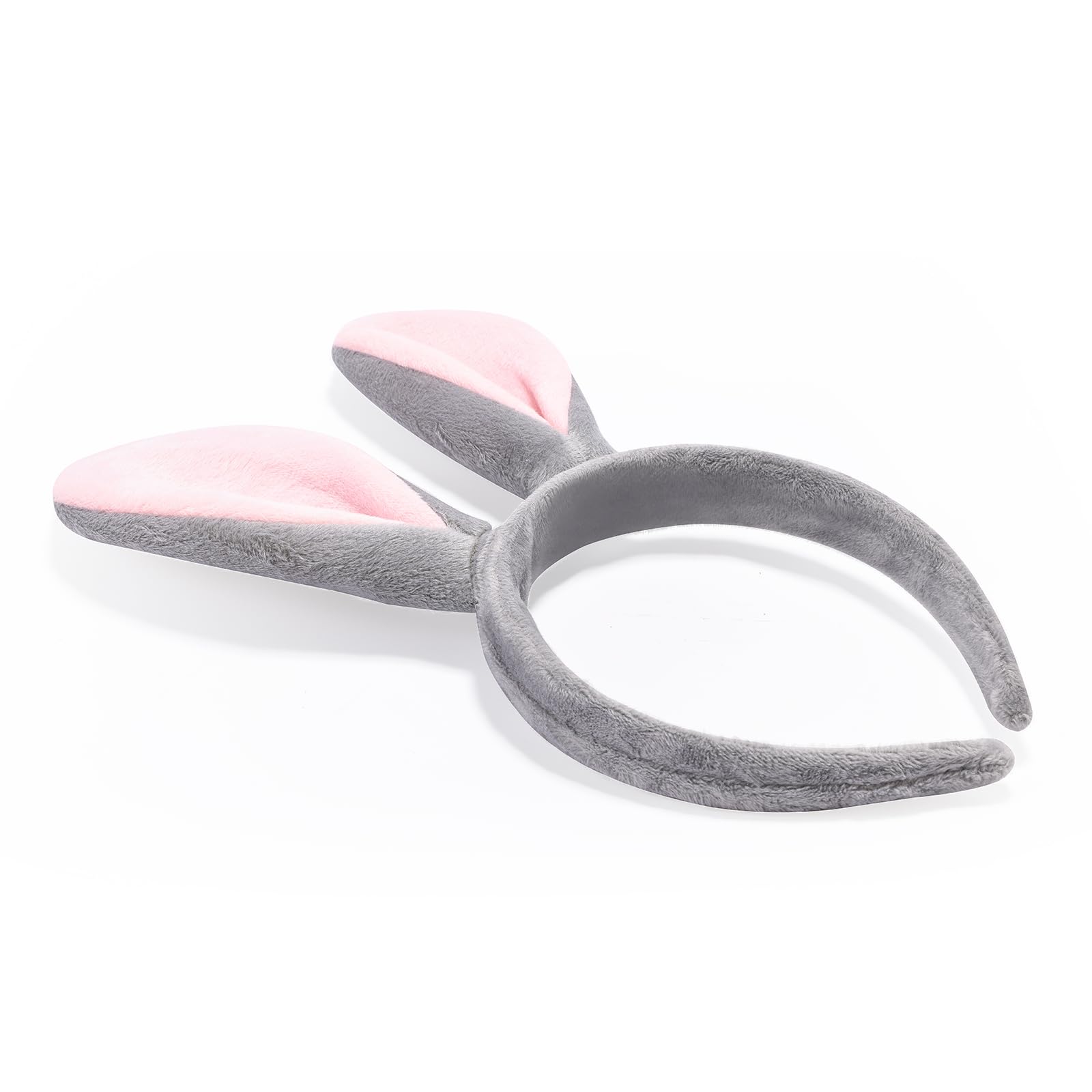 Cute Bunny Ears Headband for Women Kids - Easter Halloween Party Costume Accessories - Perfect for Dress Up, Cosplay, and Themed Celebrations