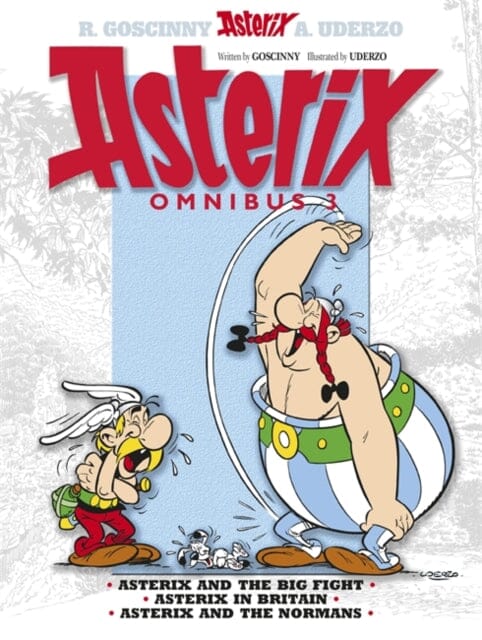 Asterix Omnibus 3: Asterix and The Big Fight, Asterix in Britain, Asterix and The Normans by Rene Goscinny - Classic Comic Book Collection for Kids & Adults | Perfect for Gifts, Reading Aloud, and Comic Enthusiasts