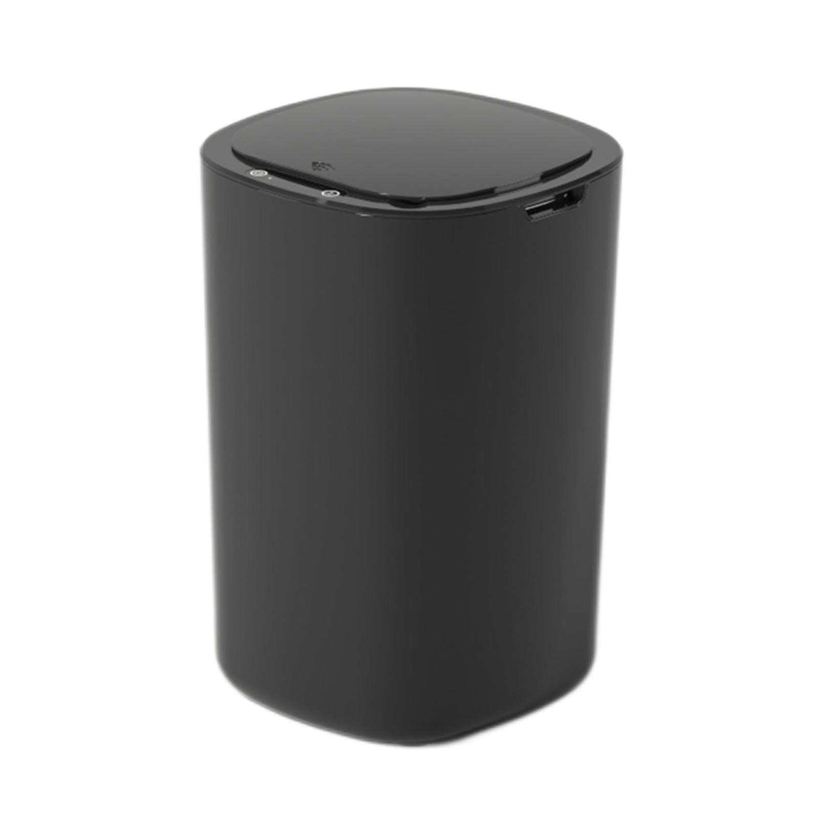 Automatic Induction Trash Can 12L Sealed Wastebasket - Narrow Garbage Bin for Bathroom, Kitchen & Office - Touchless Sensor Trash Can with Lid (Black) | Odor Control & Hands-Free Disposal