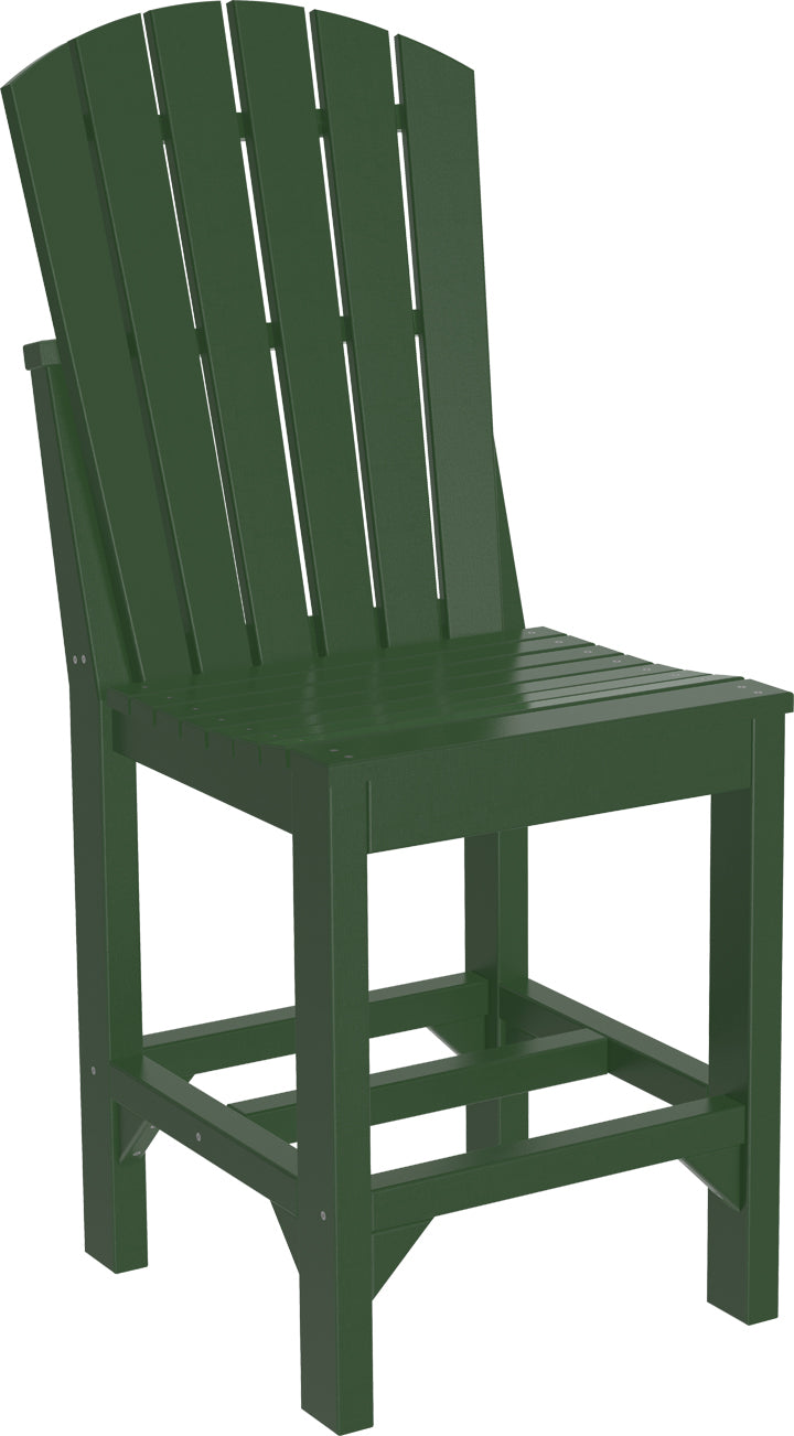 Premium Adirondack Side Chair - Counter Height Bar Stool for Outdoor & Indoor Use - Perfect for Patio, Deck, Garden, and Kitchen Counter Seating