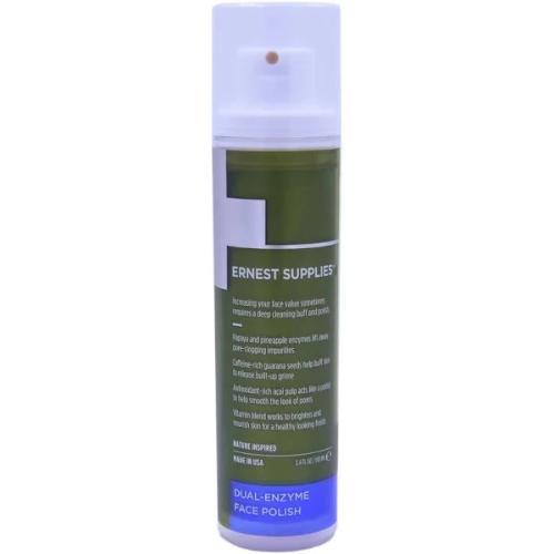 Ernest Supplies Dual Enzyme Face Polish - Exfoliating Facial Scrub for Glowing Skin | Gentle Cleanser for Men & Women | Perfect for Daily Skincare Routine & Acne Treatment