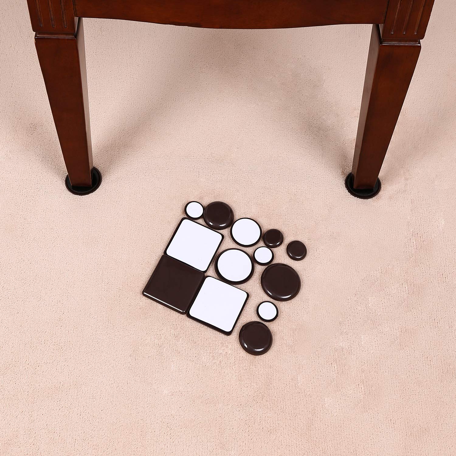 16 PCS Self-Stick Carpet Movers Sliders - 2.5