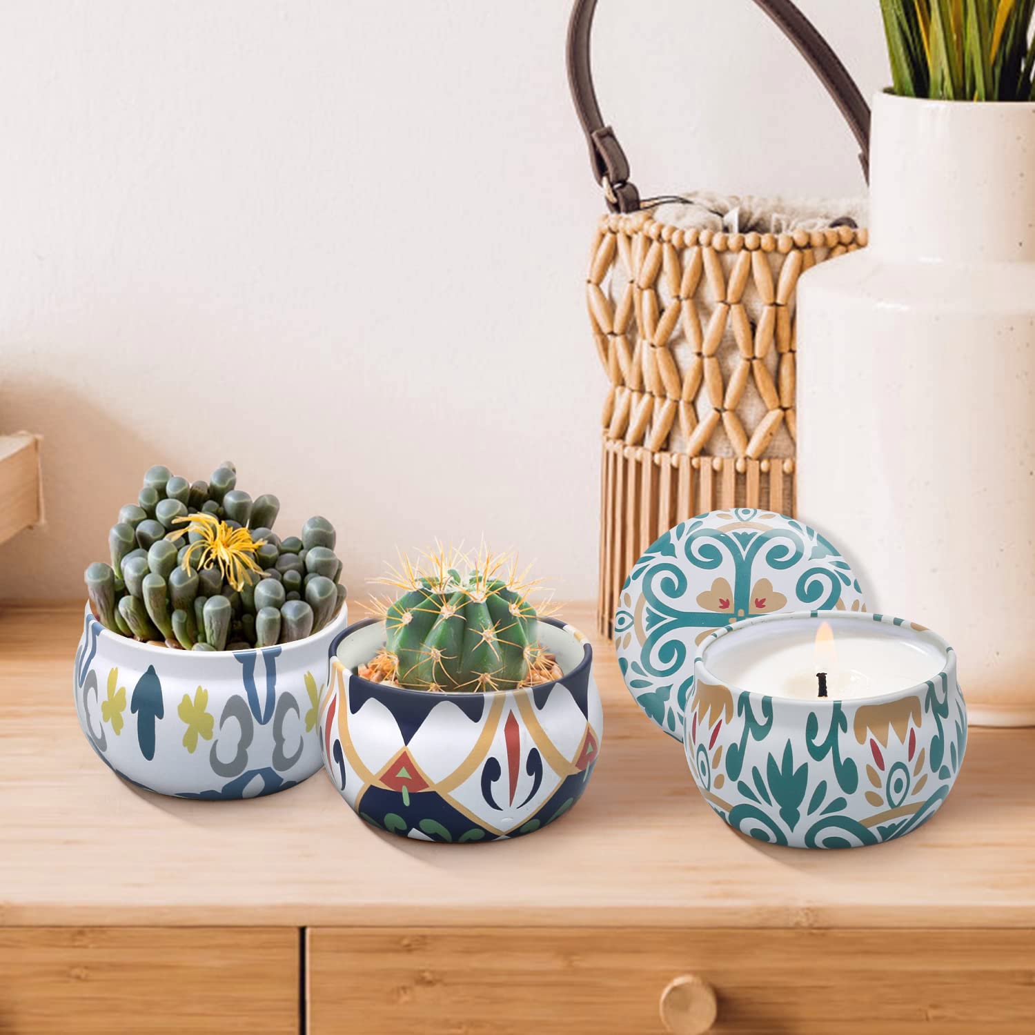 10-Pack Scented Candles for Women - 25oz Long-Lasting Home Fragrance with 2 Decorative Trays - Perfect for Christmas, Birthdays & Special Occasions - Ideal for Relaxation, Aromatherapy & Home Decor