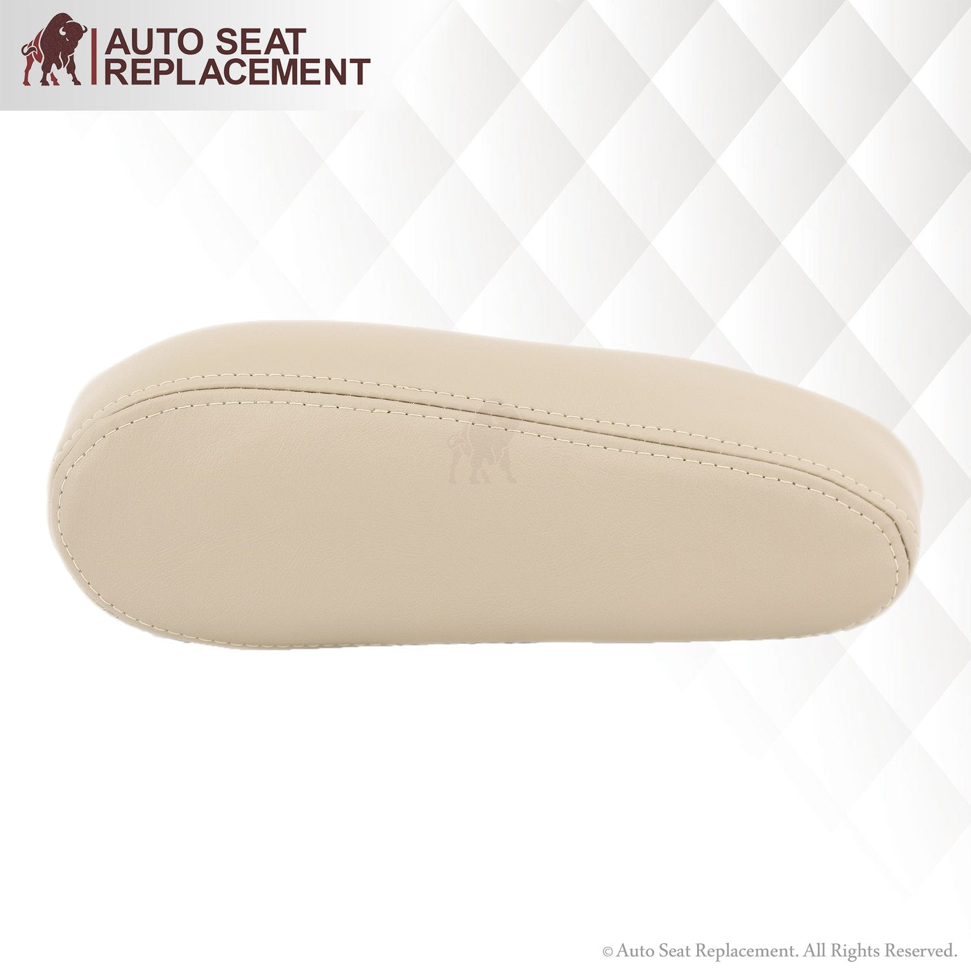 2003-2006 Chevy Tahoe Suburban Custom Fit Seat Covers - Light Tan Leather Look - Front & Rear Bench Protection - Perfect for Road Trips & Family Adventures