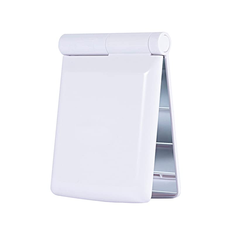Portable LED Lighted Travel Makeup Mirror - 8 LED Lights, Folding & Compact Vanity Mirror for Women, Perfect for Travel, Home, and On-the-Go Beauty Touch Ups