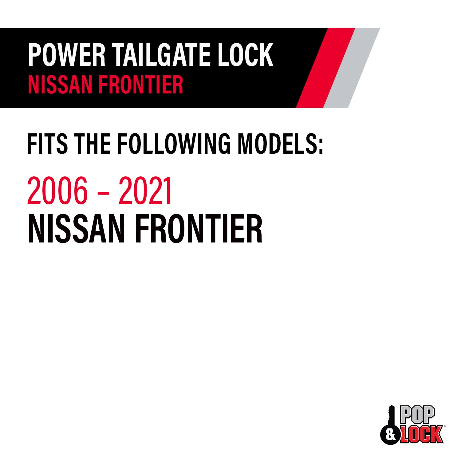 Pop & Lock PL8450 Power Tailgate Lock for Nissan Frontier - Secure Remote-Controlled Truck Bed Access | Ideal for Hauling, Camping & Off-Road Adventures
