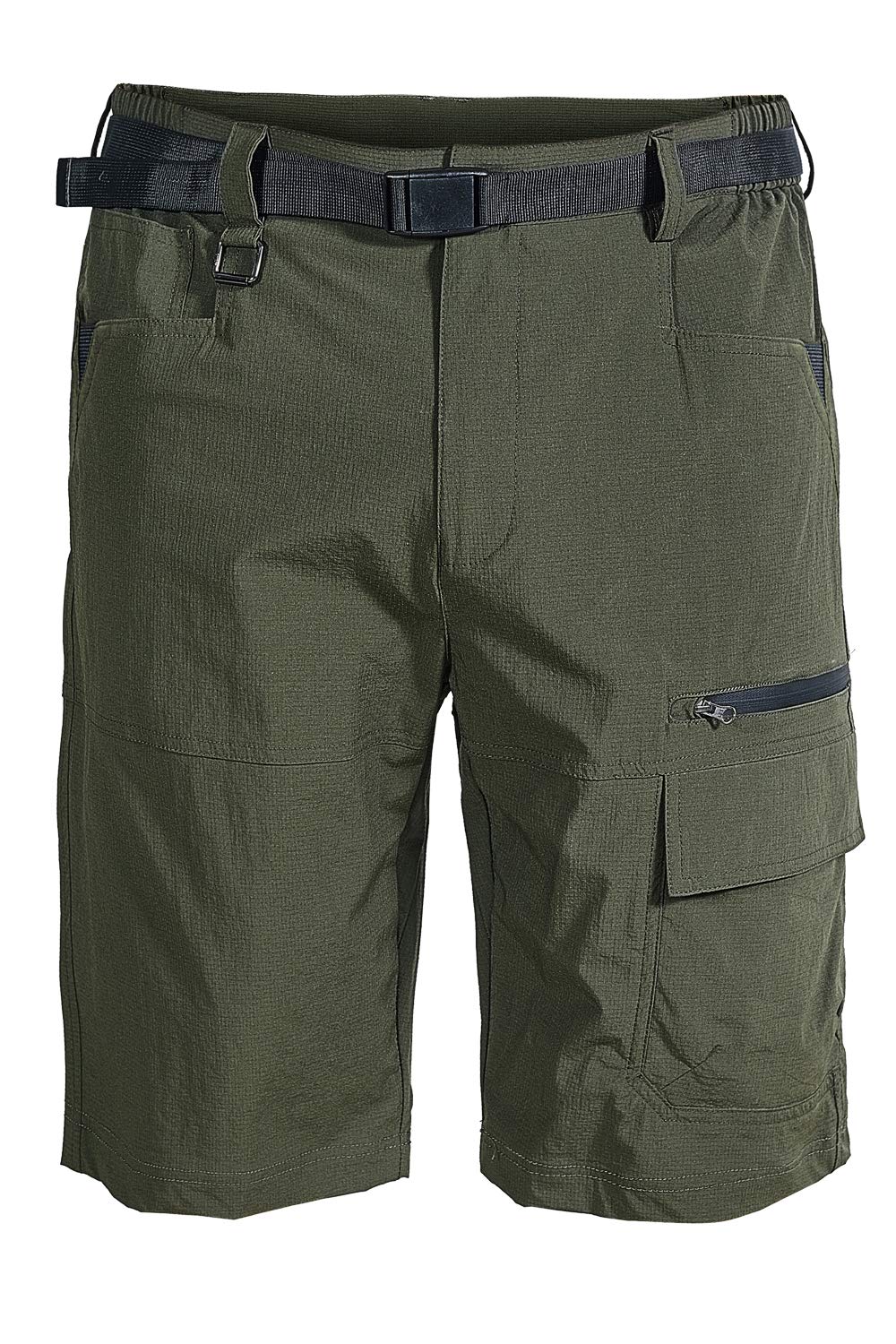 Men's Quick-Dry Elastic Shorts - Water Resistant, Durable & Plus Size - Perfect for Swimming, Running, and Outdoor Activities