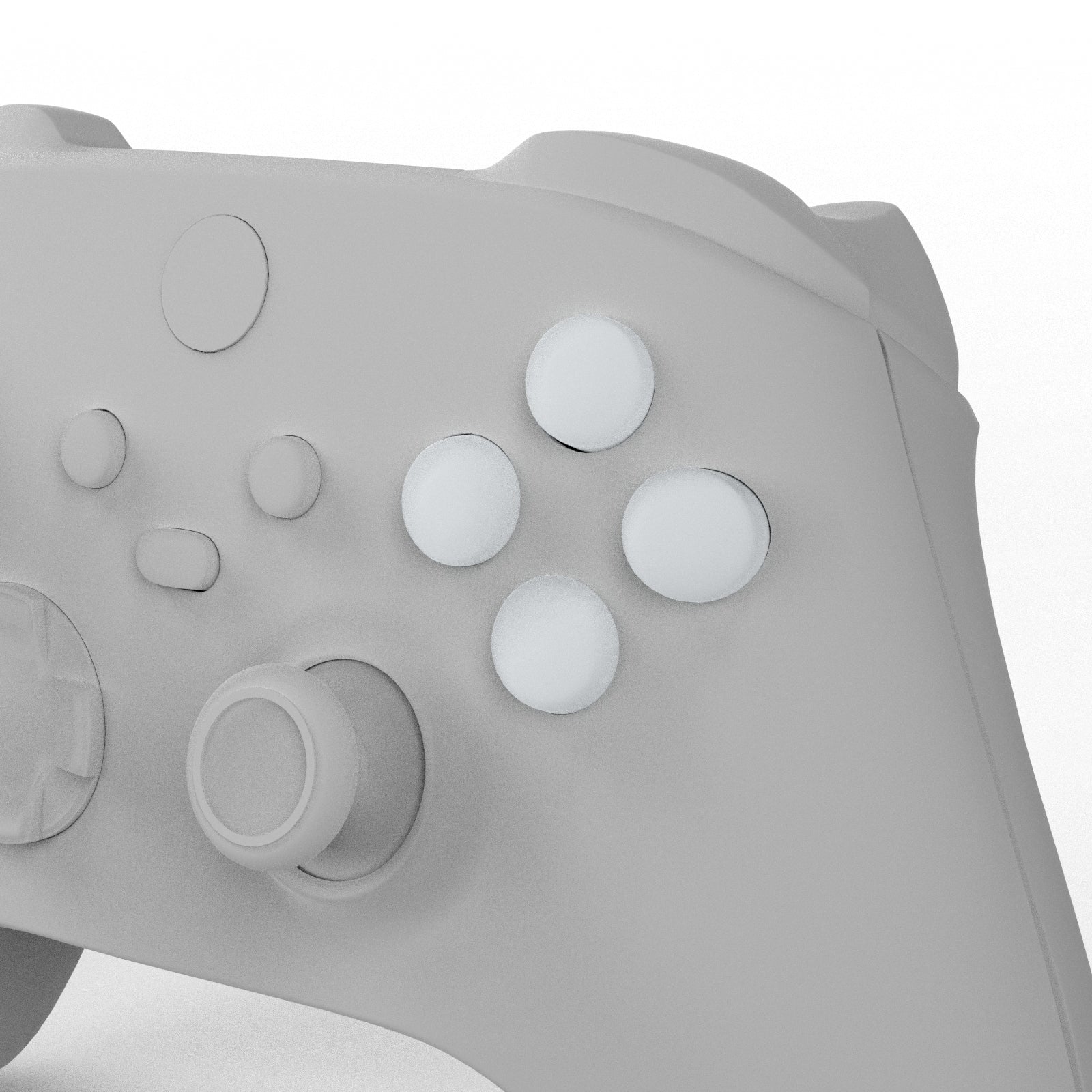 Xbox Series X Soft Touch ABXY Buttons - Premium Replacement Controller Parts for Enhanced Gaming Experience - Perfect for DIY Repairs & Custom Mods