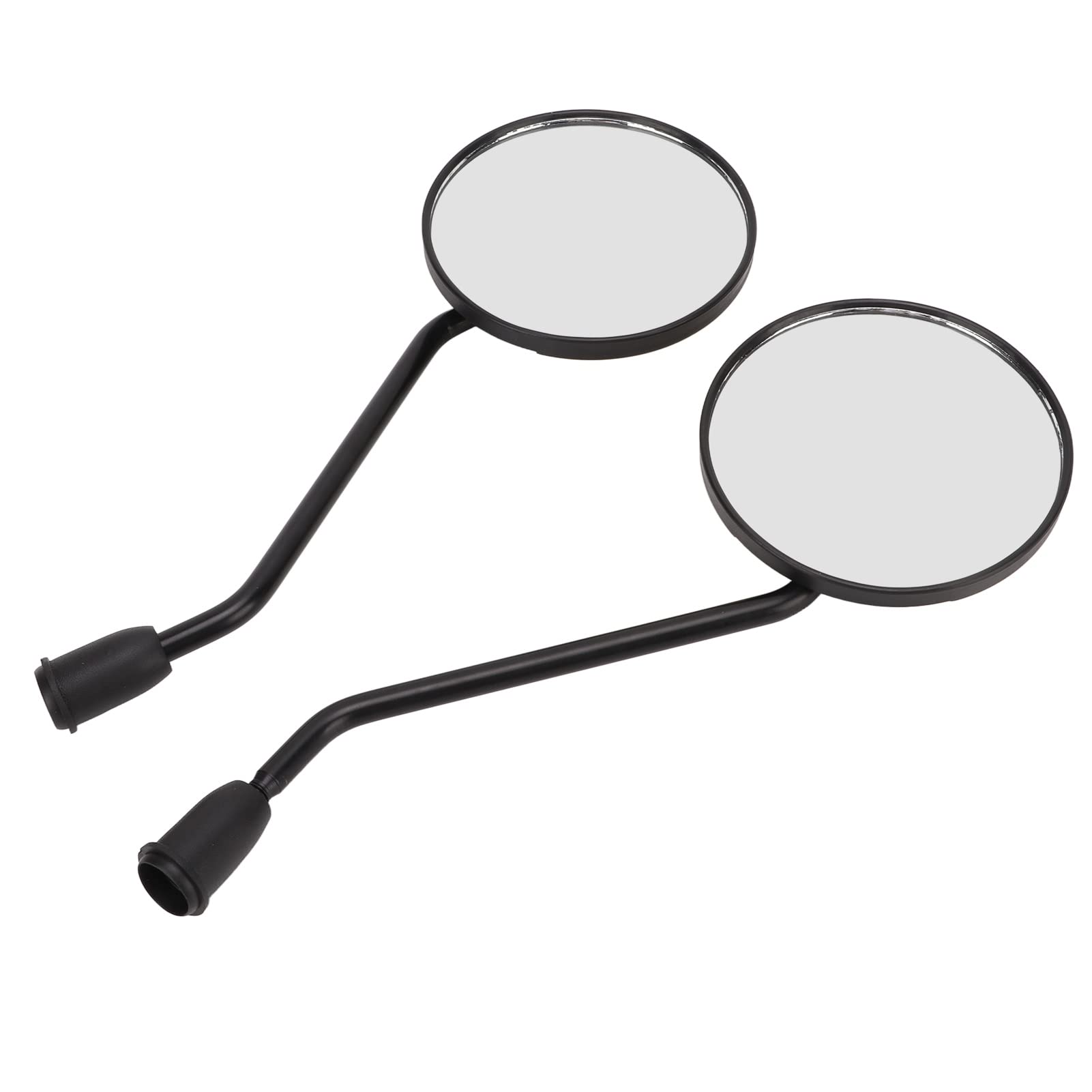Impact Resistant Durable Moped Mirrors - Safe Rounded Rear View Mirror for Motorcycle, Bike & Scooter - Perfect for Urban Commuting & Road Safety