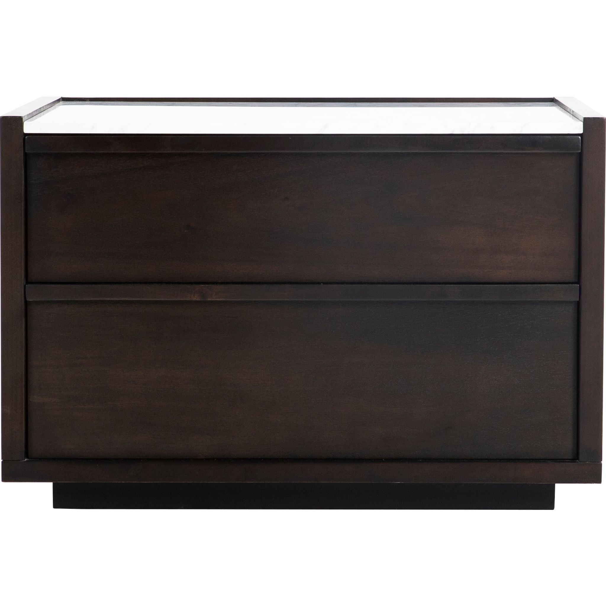 Ashcroft Nightstand - Dark Grey Wooden Bedside Table with Storage Drawer for Bedroom, Living Room, or Guest Room
