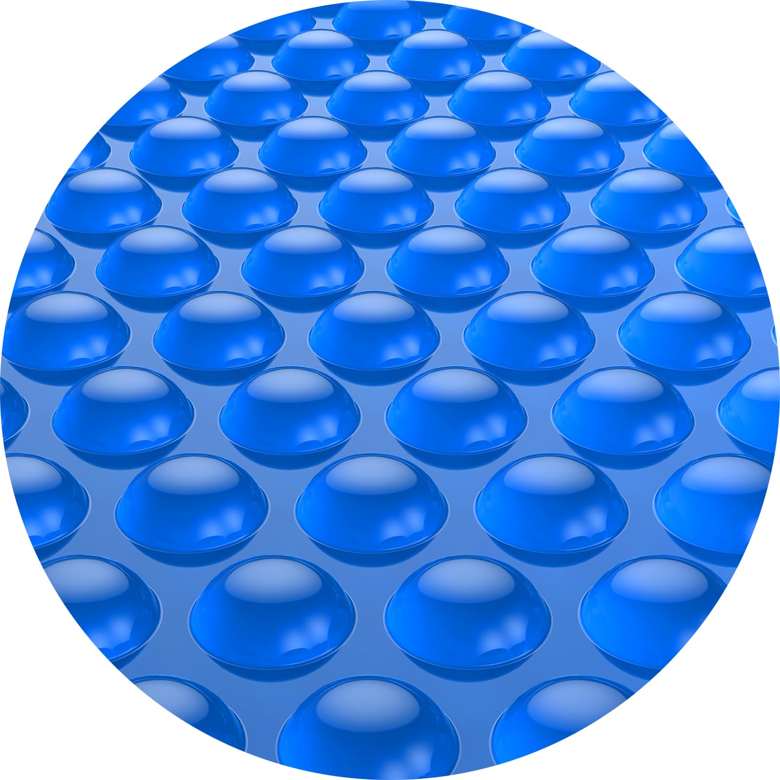 18FT Solar Pool Cover - 12Mil Thick Round Solar Blanket for Above & In-Ground Swimming Pools | Blue 1200 Series | Extends Swimming Season & Reduces Heat Loss
