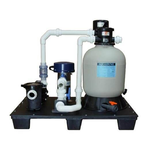 Aquadyne Plug & Play Mounted Filtration System 4000 for Freshwater Aquariums - Easy Setup Fish Tank Filter for Home & Office Use