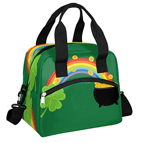 Shamrock Rainbow Coin Pot