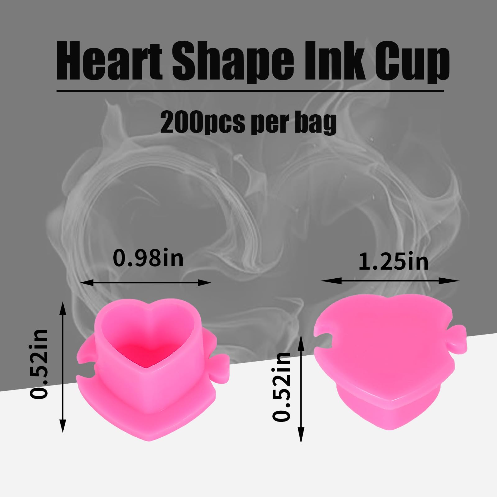 Premium YLRONGTIAN Tattoo Ink Caps - Vibrant Pink Color for Professional Tattoo Artists | Ideal for Tattoo Studios, Body Art & Permanent Makeup Applications