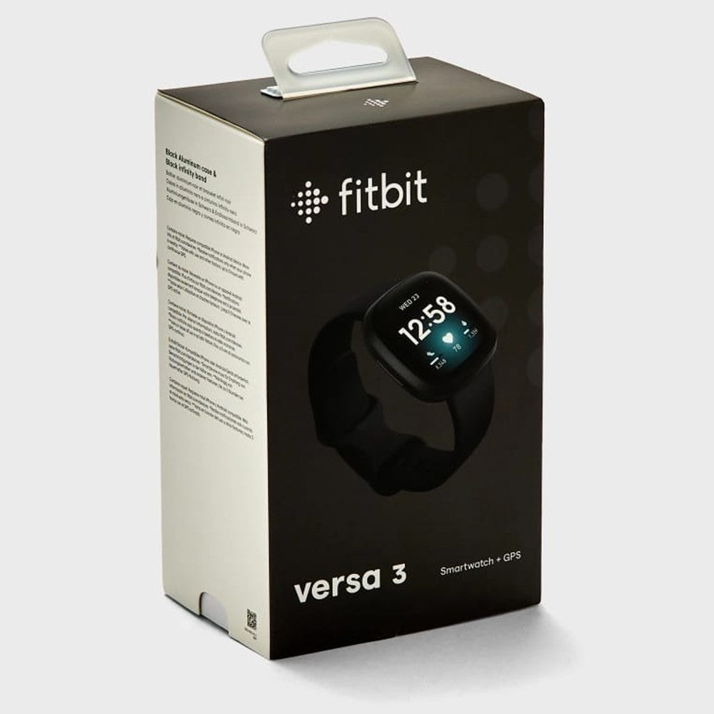 Fitbit Versa 3 Smart Watch with Alexa Built-in, Heart Rate Monitor, GPS & Sleep Tracking - Perfect for Fitness Enthusiasts & Active Lifestyles