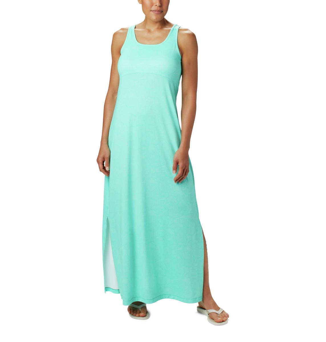 Columbia Women's Freezer Maxi Dress - Lightweight Summer Travel Dress with UPF Sun Protection, Breathable & Quick-Dry for Beach, Hiking, and Outdoor Activities