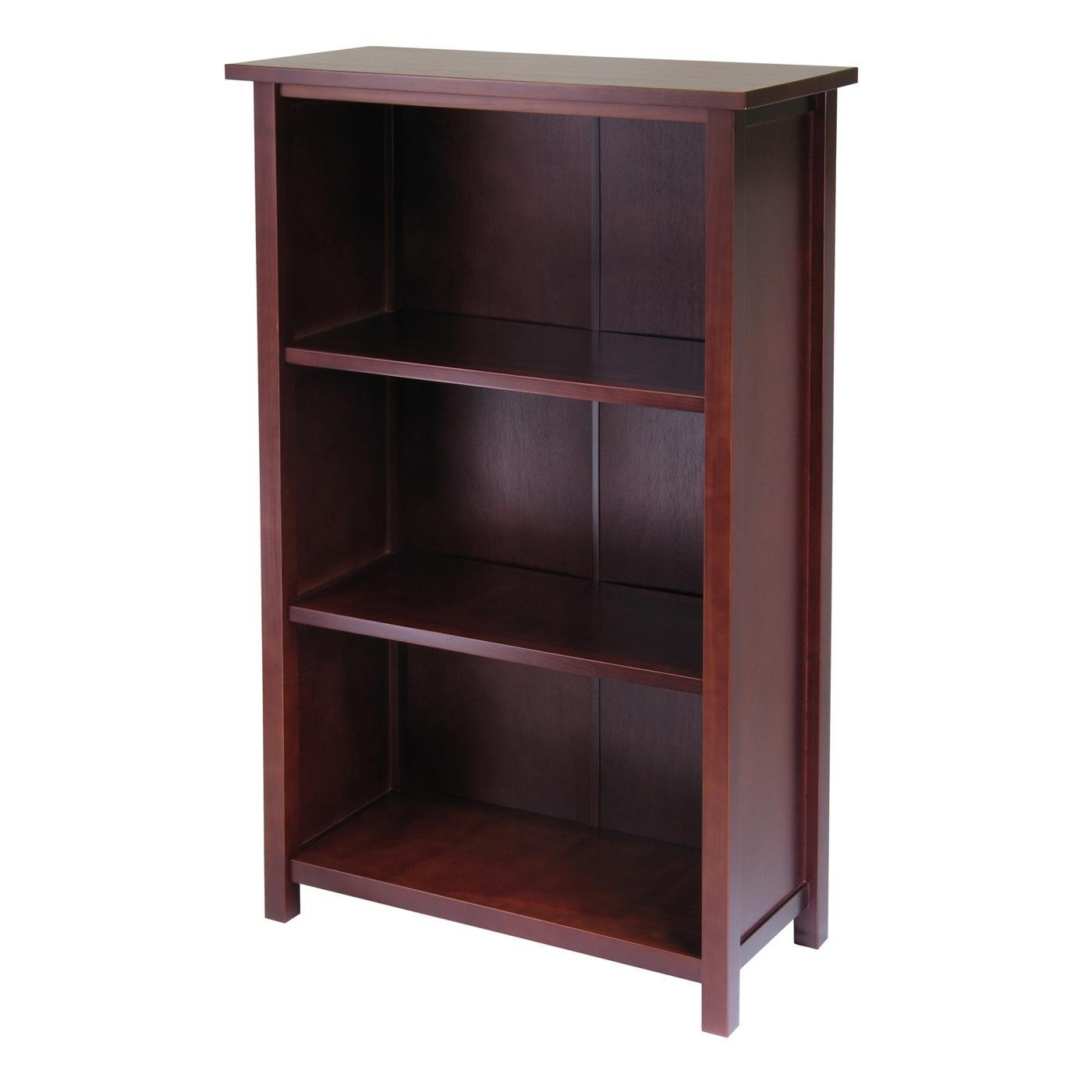 HFD Milan 4-Tier Storage Shelf & Bookcase - Medium Size for Living Room, Bedroom, or Office Organization