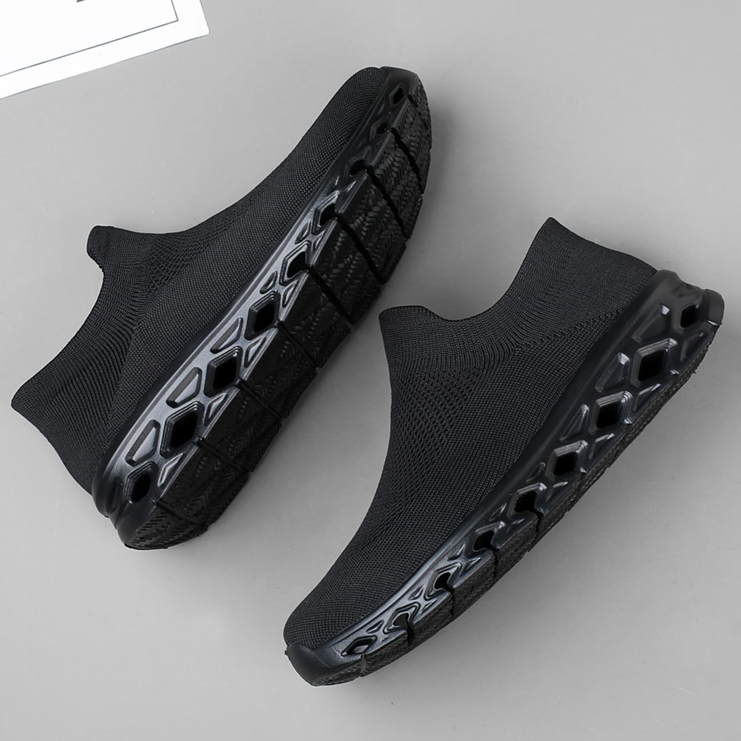 FLARUT Slip-On Running Shoes for Men & Women - Lightweight Breathable Sneakers for Jogging, Walking, Fitness & Casual Wear - Perfect for Gym, Workout, Travel & Everyday Use