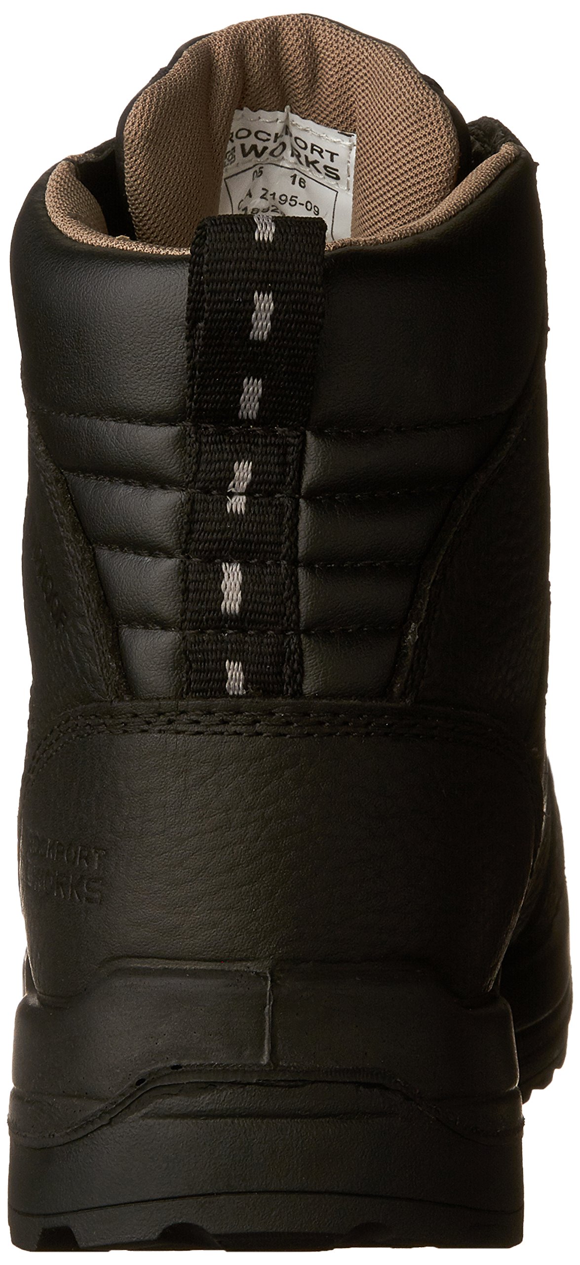 Rockport Works Men's More Energy IR6635 Waterproof Steel Toe Construction Boot - Durable Work Boots for Construction, Landscaping & Outdoor Jobs