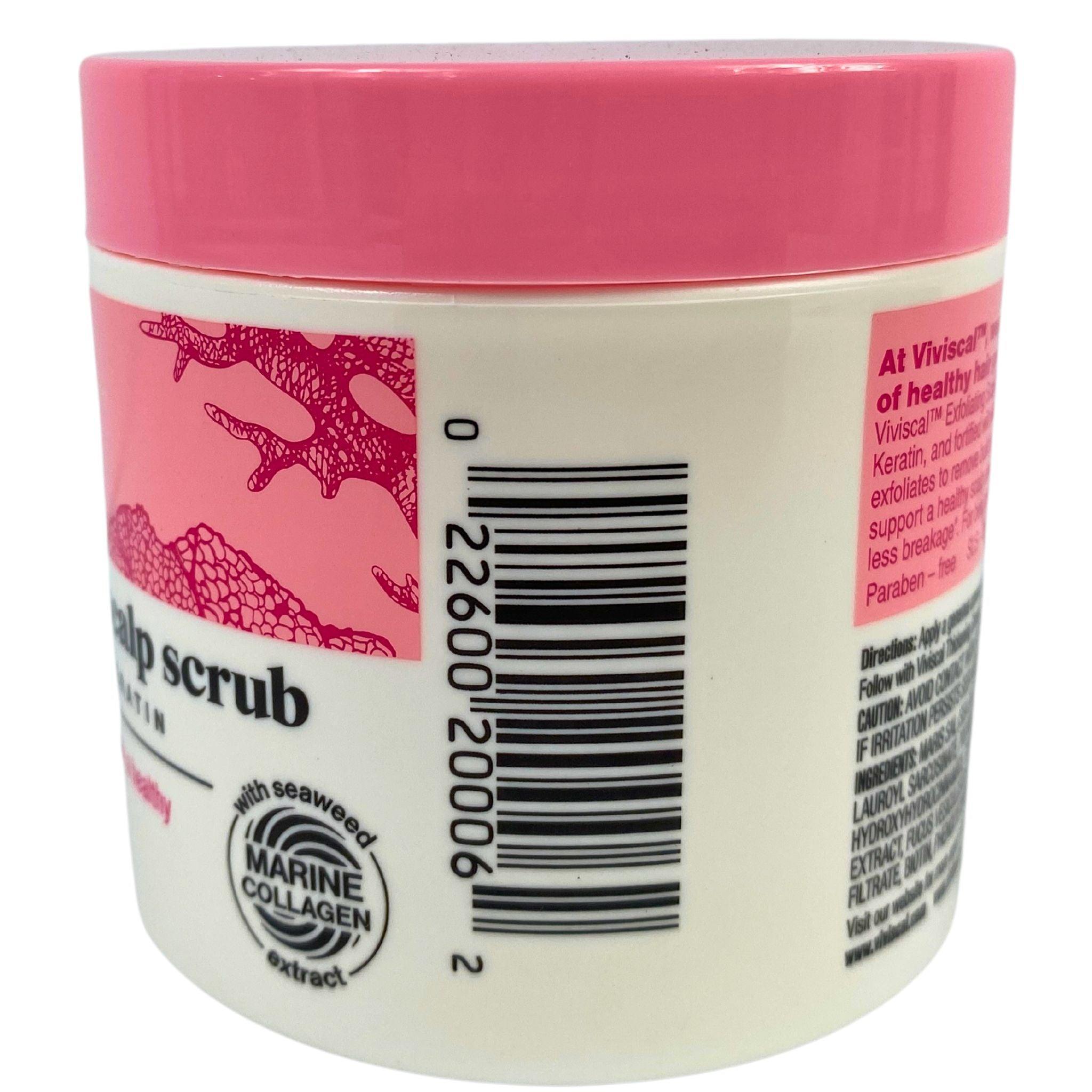 Viviscal Exfoliating Scalp Scrub with Biotin & Keratin for Hair Growth - 7.05 oz (35 Pcs) - Gentle Scalp Treatment for Dandruff & Dry Scalp - Perfect for Men & Women at Home Hair Care Routine