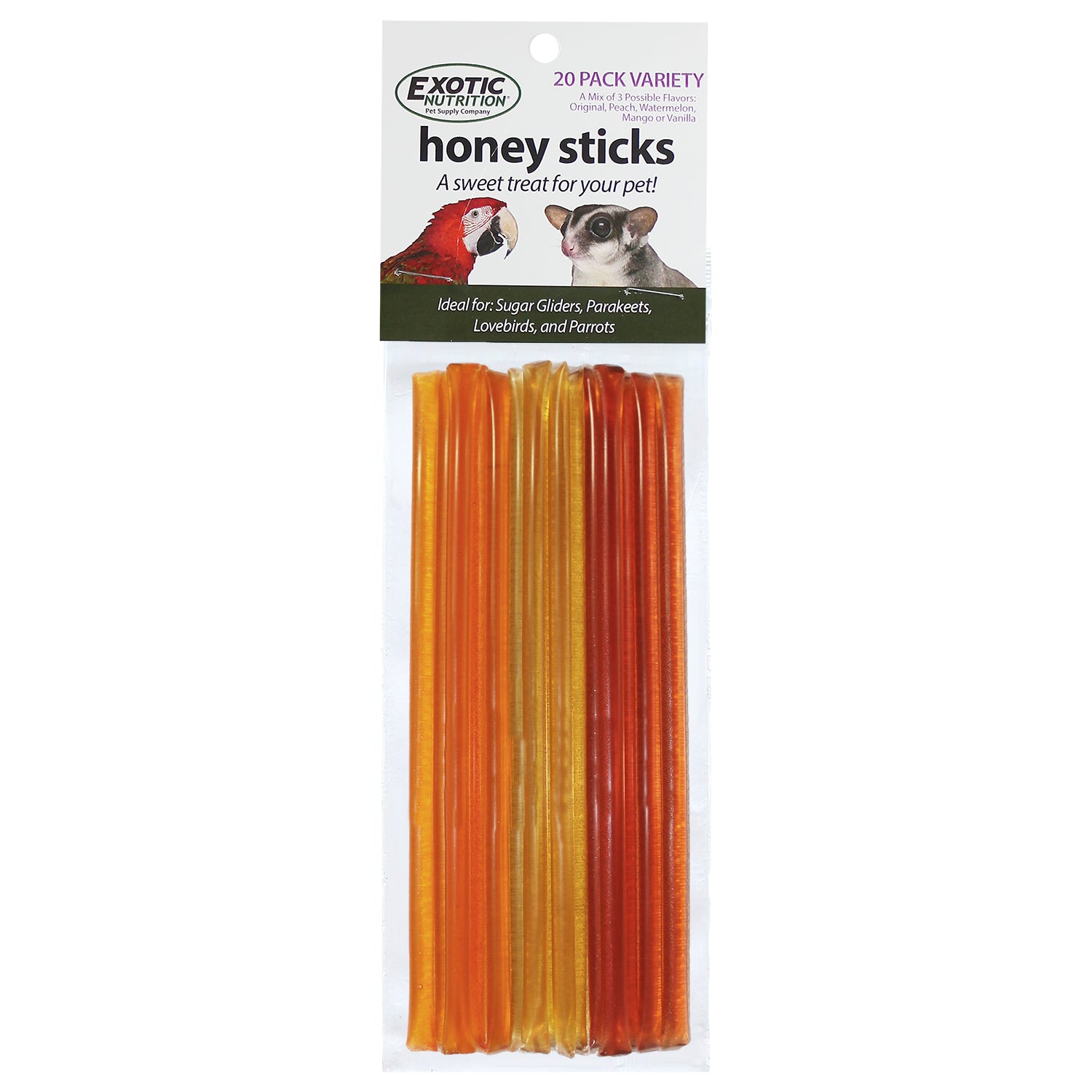 Organic Honey Sticks - Pure Natural Honey Straws for Tea, Coffee & Smoothies - Healthy Sweetener for On-the-Go, Camping & Office Use