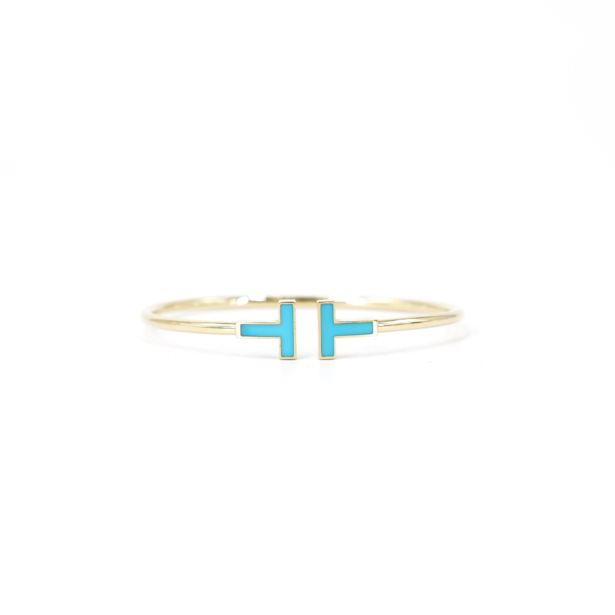 18K Gold Turquoise Wire Wrapped Bracelet for Women - Handmade Boho Jewelry Gift for Birthday, Anniversary & Special Occasions
