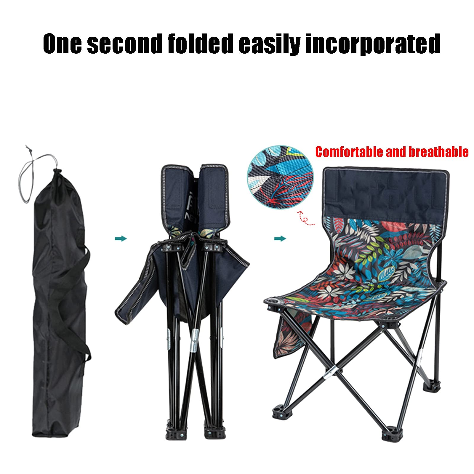 Portable Folding Camping Table & Chair Set - Lightweight Square Outdoor Picnic Table with Easy Fold Design - Perfect for Backpacking, Beach, BBQ, Tailgating & RV Trips (Package 1)