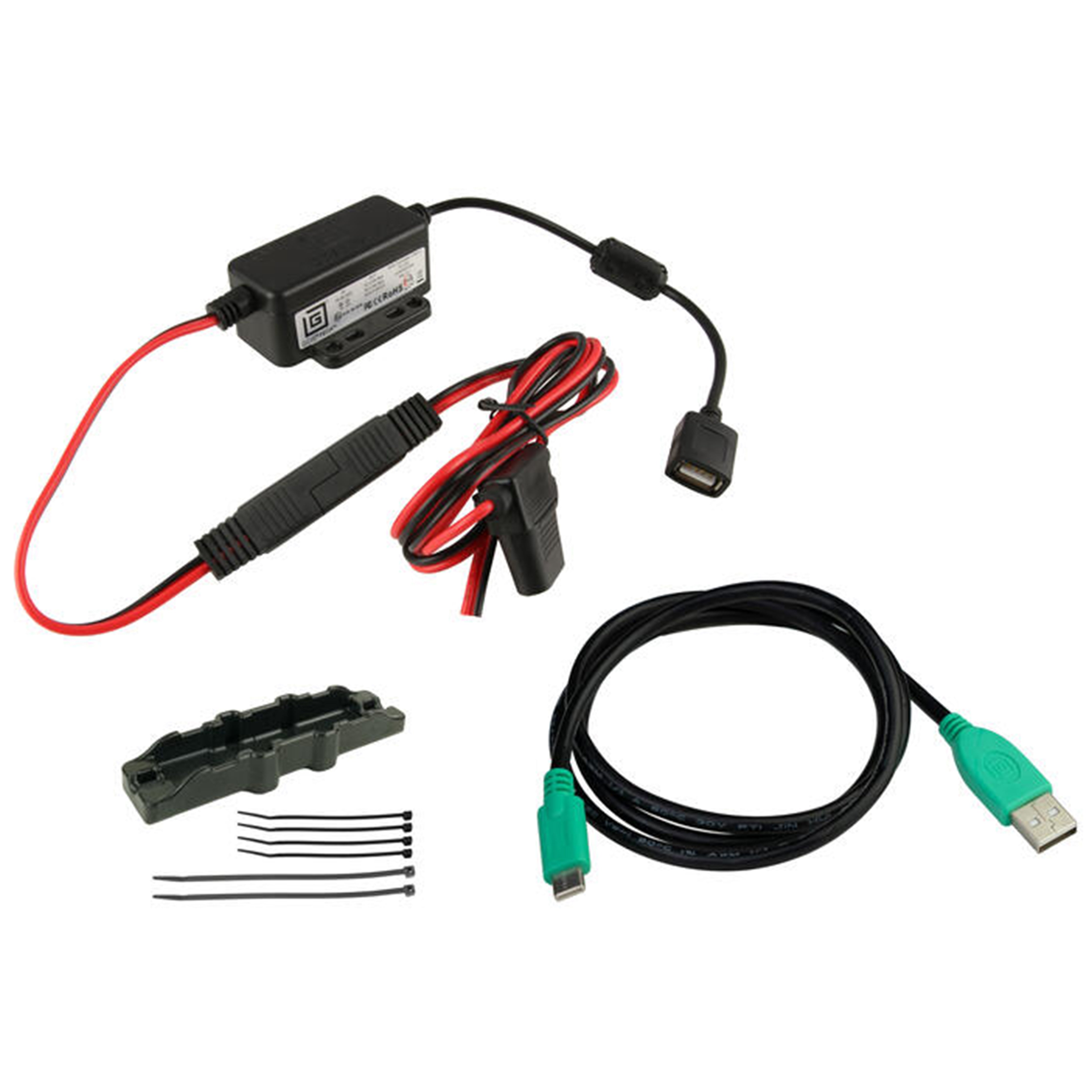 GDS® 10-30V Modular Hardwire USB-C 2.0 Charger for Cars & Trucks - Fast Charging Cable Included (RAM GDS CHARGE USBC V7B1 1U) - Perfect for Road Trips & Daily Commuting
