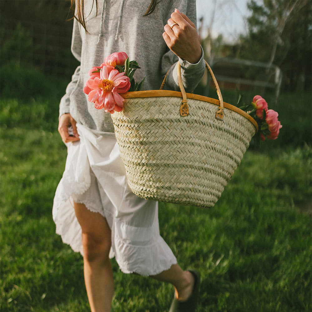 Traditional Palm Shopper - Handwoven Eco-Friendly Shopping Bag for Groceries, Beach & Farmers Market - Reusable & Stylish Carryall for Sustainable Living