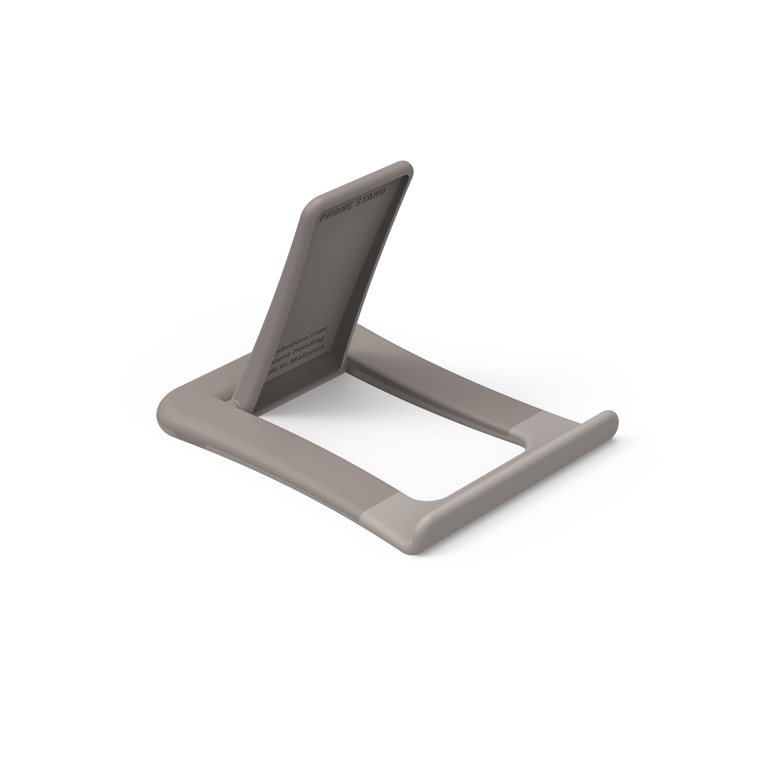 Bobino PHSTAST Adjustable Phone Stand Holder - Slate Gray for Desk, Table, Watching Videos & Hands-Free Calling