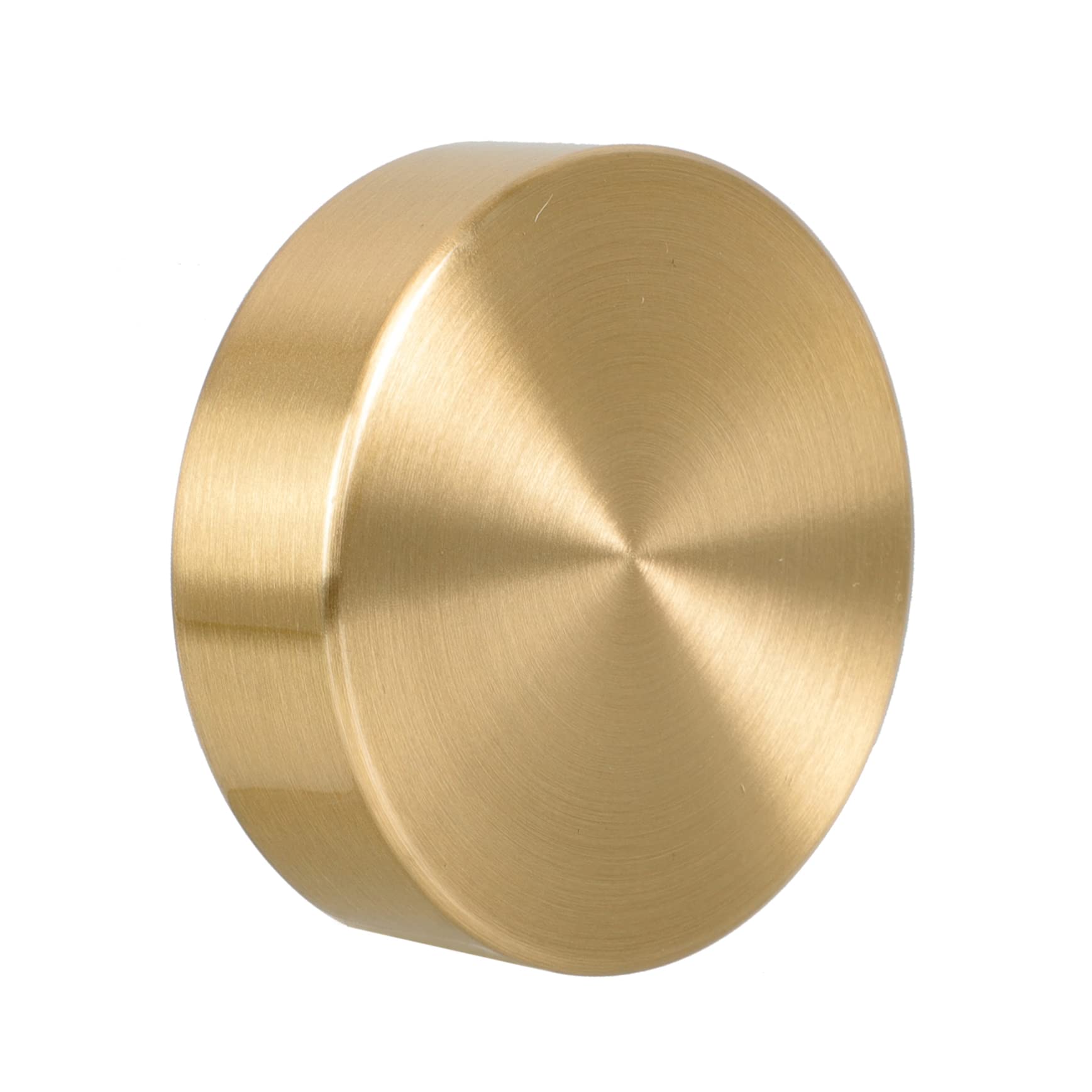 GOOHOCHY 4-Piece Round Brass Paperweight Set - Heavy Duty Ruler Paperweights for Office Desk, Drawing Table, and Home Decor - Perfect for Artists, Engineers & Stationery Lovers