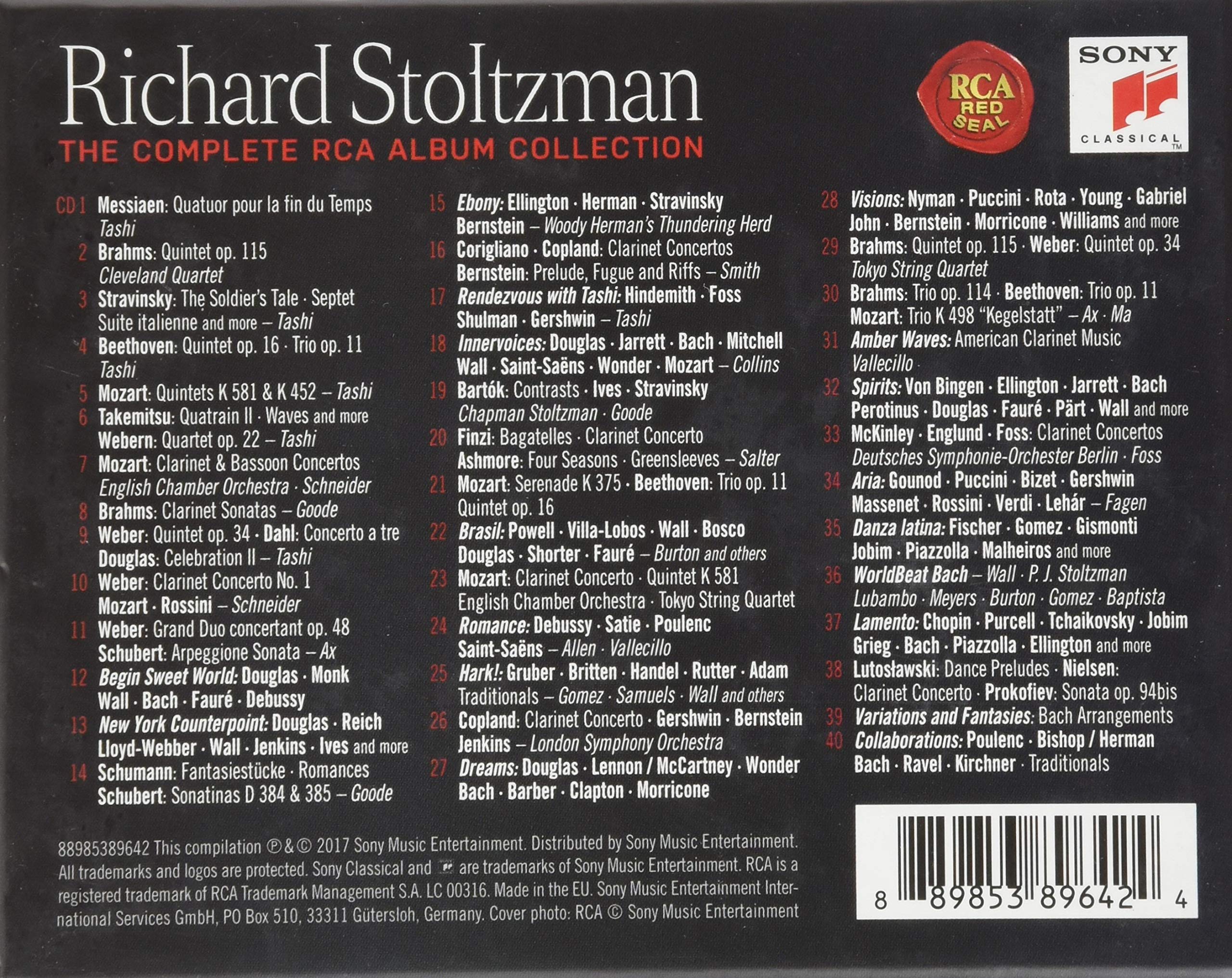 Richard Stoltzman: The Complete Album Collection - Classical Clarinet Music for Relaxation, Study & Gifting