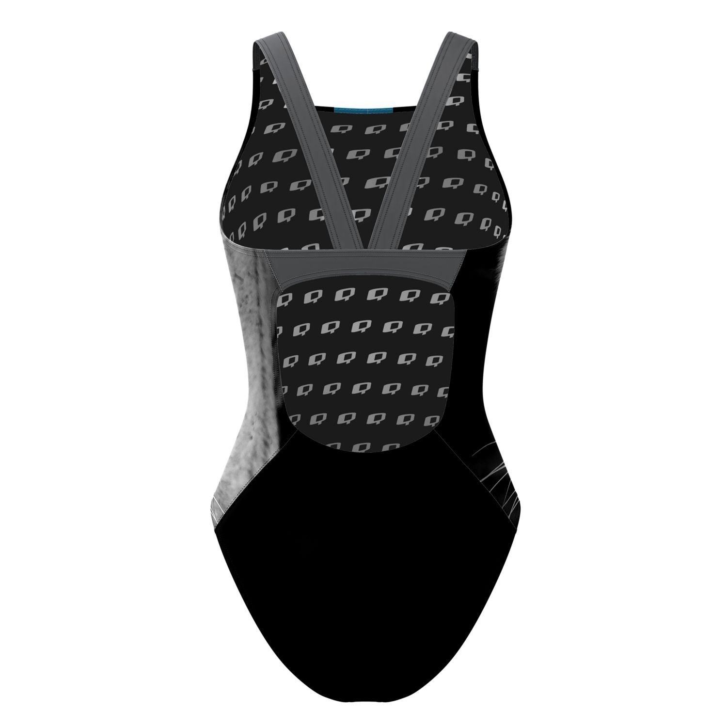 White Tiger Classic Strap Swimsuit - Women's One Piece Bathing Suit for Beach & Pool - Perfect for Summer Vacation, Swimming & Water Sports