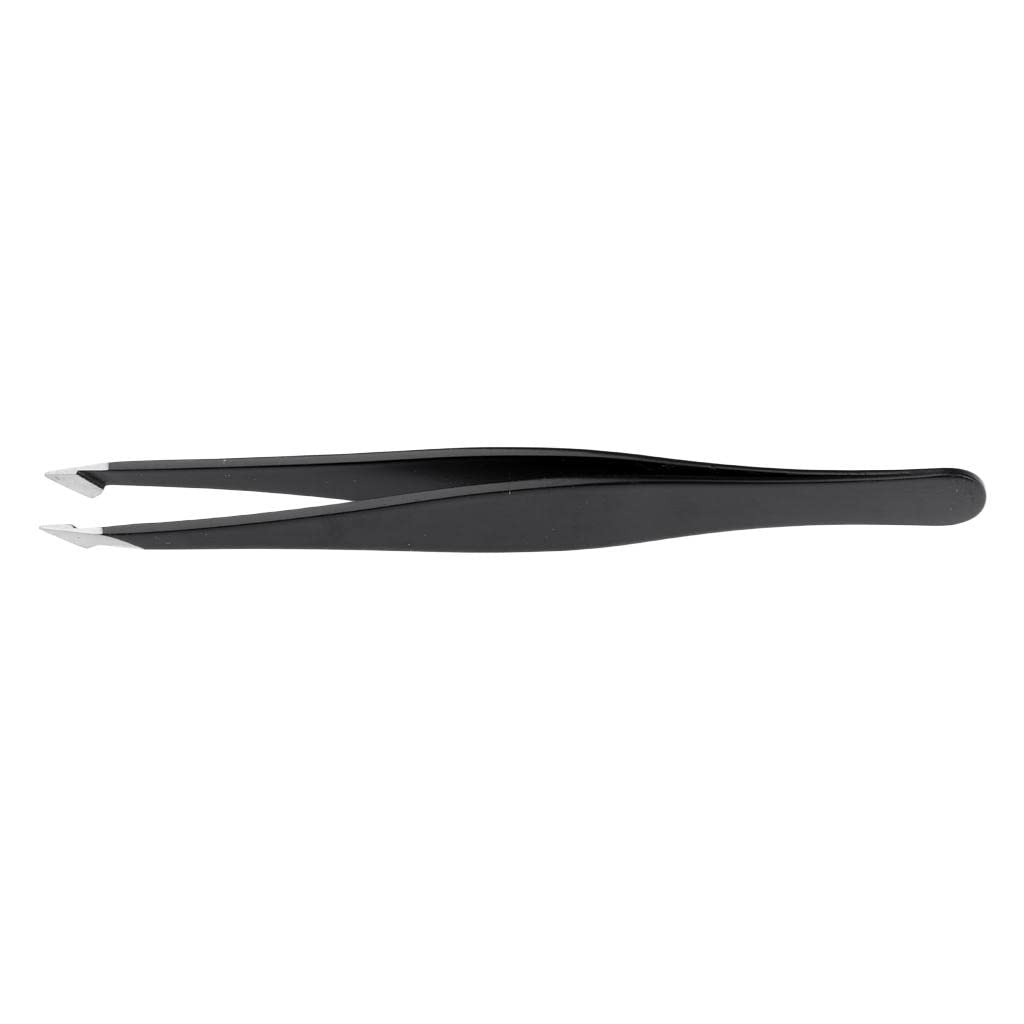 Professional Eyelash Extension Tweezers - Titanium Steel Curved Tip Tweezers for False Eyelash Application | Sharp & Precise Grip | Perfect for Salon, Home Use & DIY Lash Extensions