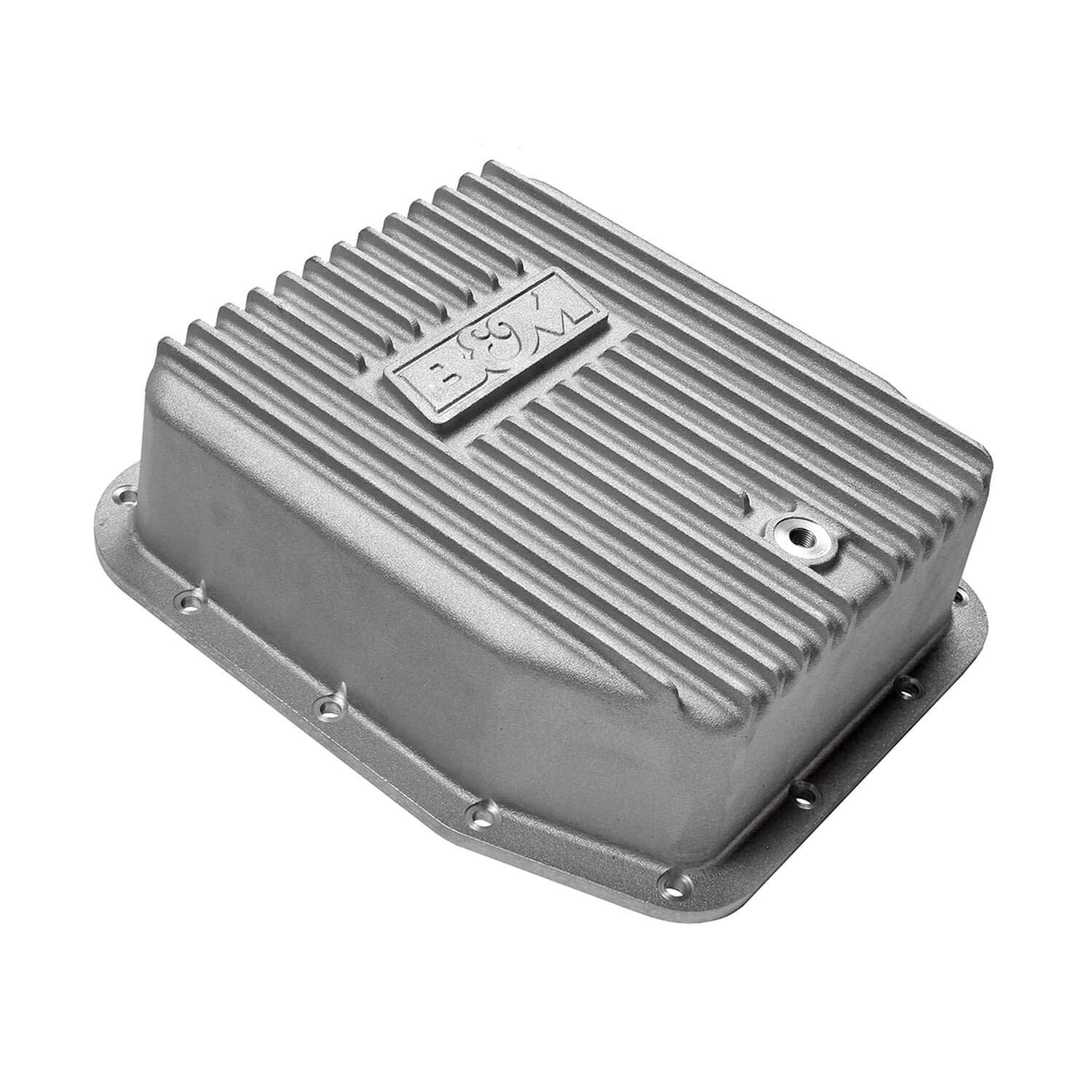 B&M 40291 Heavy Duty Cast Aluminum Deep Transmission Pan - Perfect for High-Performance Vehicles & Off-Road Trucks
