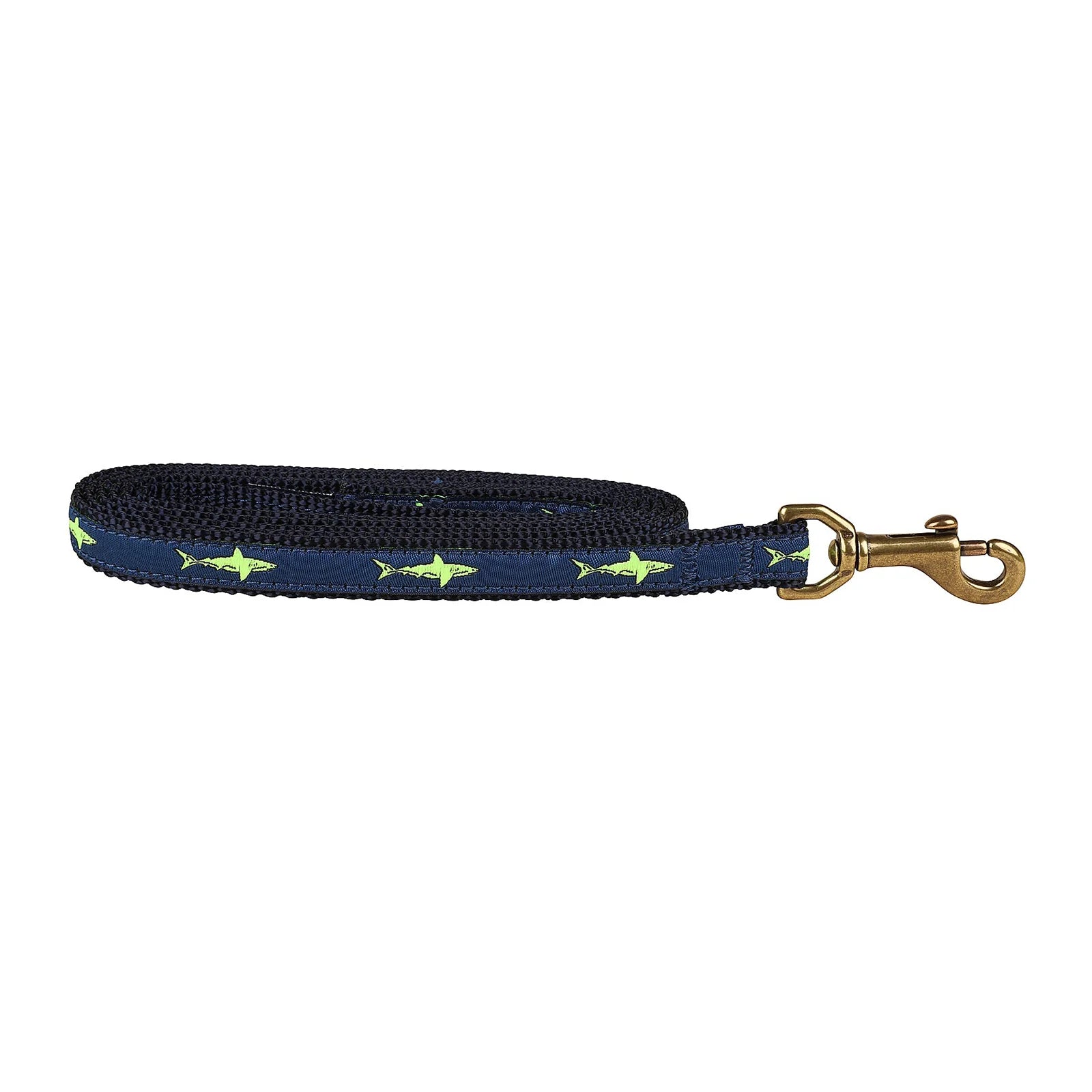 Lime Shark Dog Leash - Durable Reflective Nylon Dog Lead for Medium & Large Dogs - Perfect for Walking, Running & Outdoor Adventures