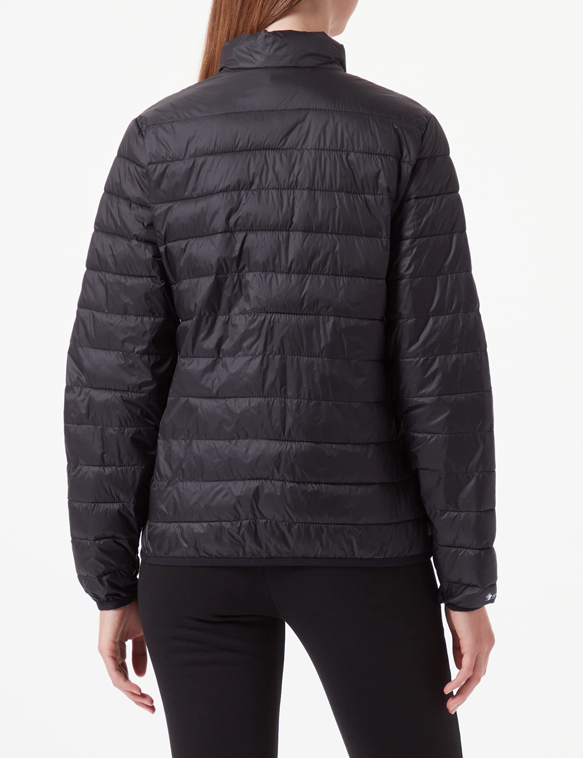 Regatta Women's Hillpack Padded Jacket - Lightweight Waterproof Winter Coat, Size 8 US (Black) - Perfect for Hiking, Camping & Outdoor Adventures