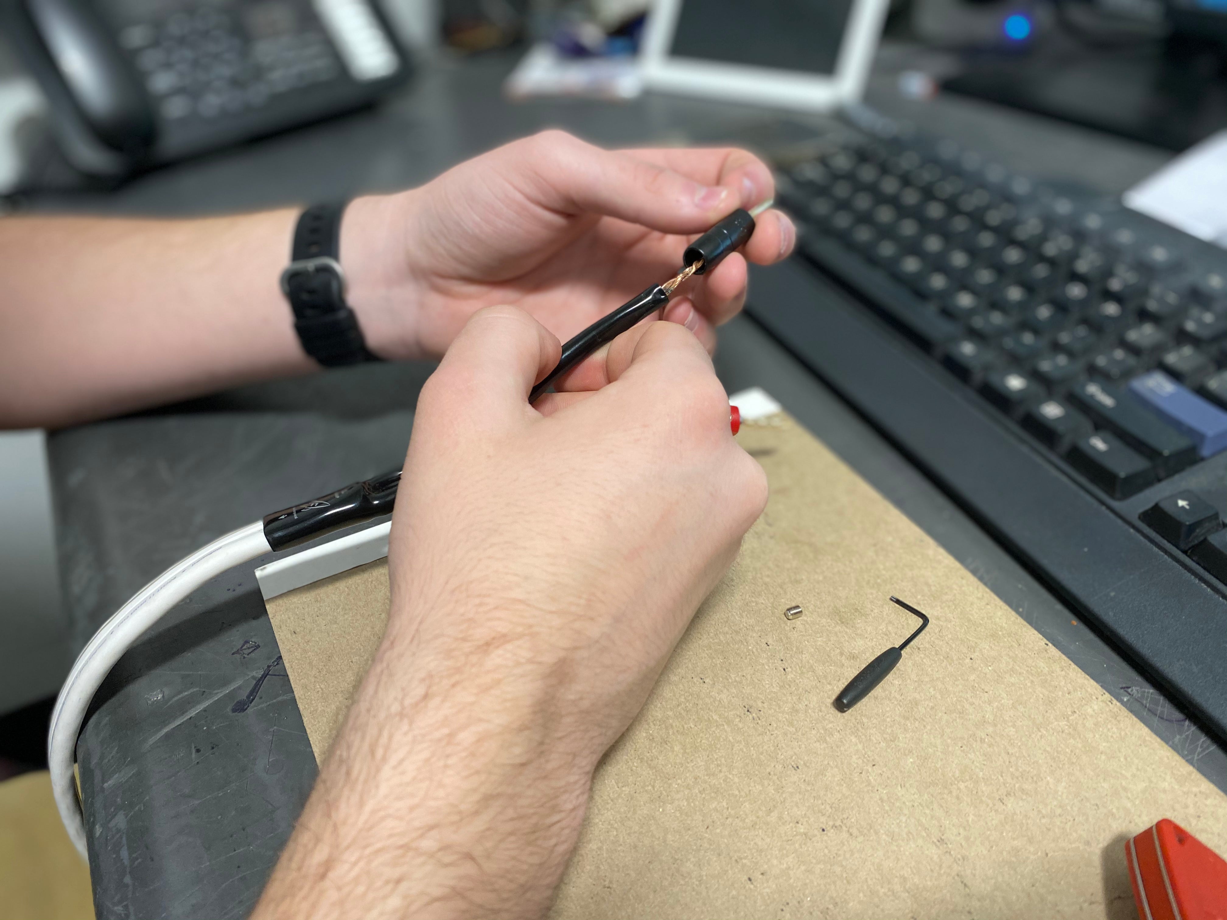 Professional Speaker Cable Termination Service - High-Quality Audio Cable Repair & Customization for Home Theater, Studio, and Live Sound Systems