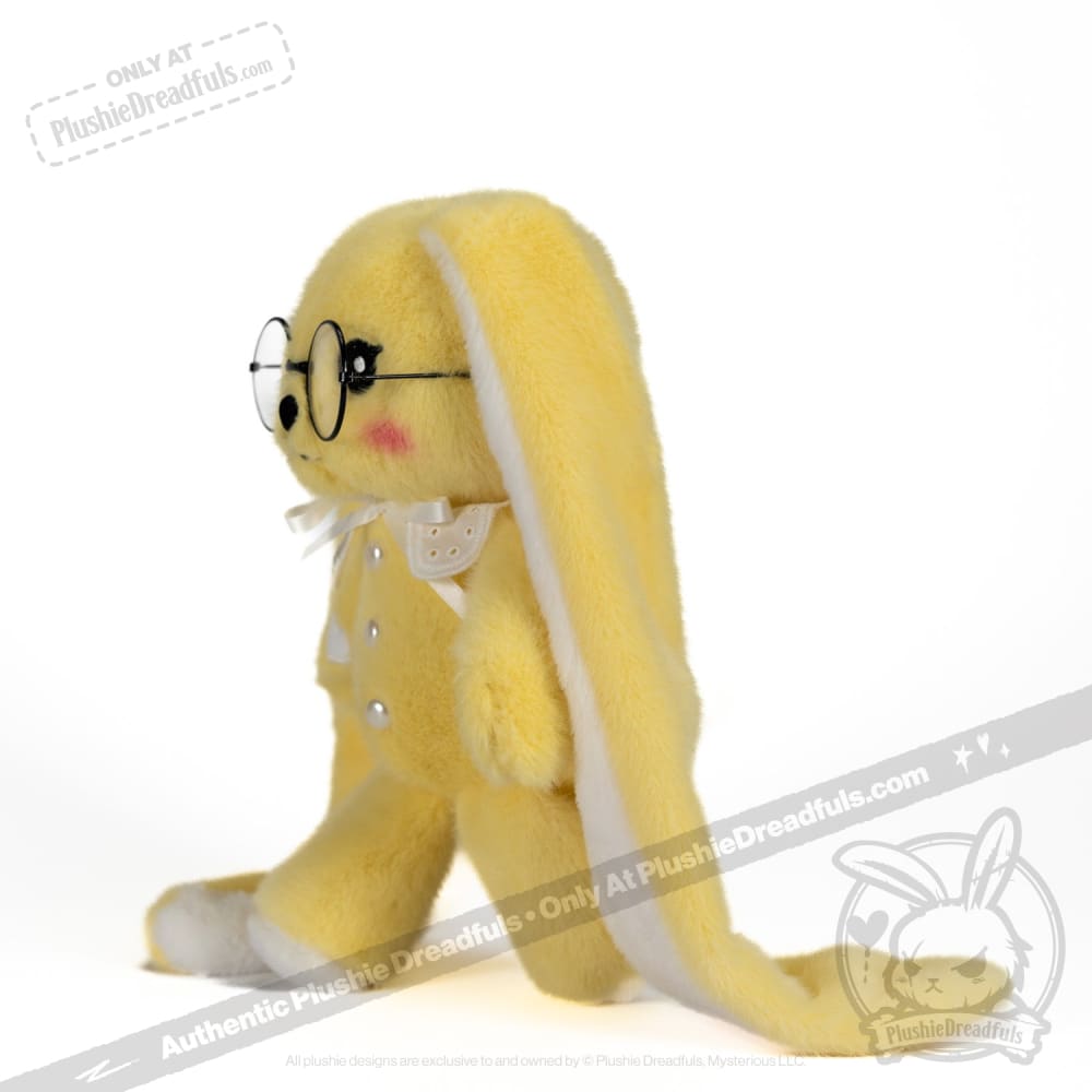 Plushie Dreadfuls Shy Rabbit Stuffed Animal - Soft Plush Toy for Kids, Anxiety Relief & Cuddling | Perfect for Bedtime, Gifts & Emotional Support