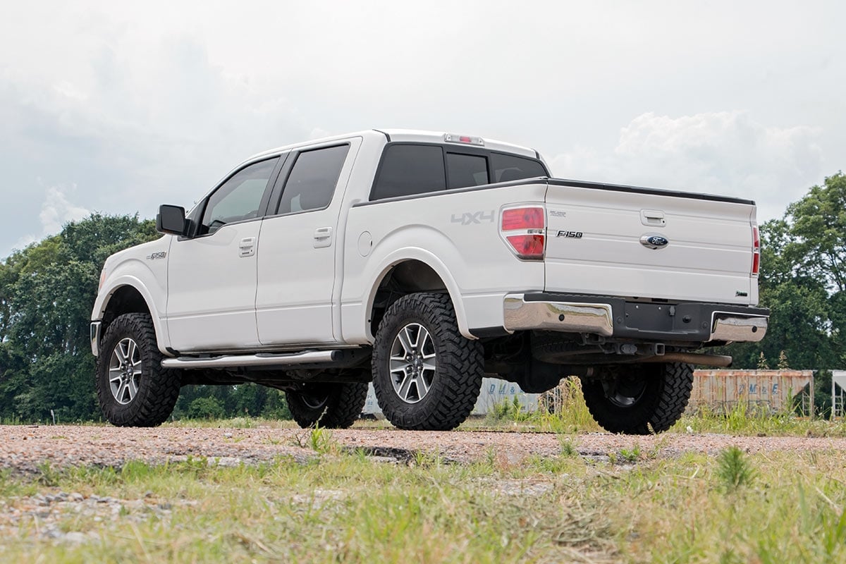 3 Inch Lift Kit for Ford F-150 4WD (2009-2013) | Heavy Duty M1 Struts | Part #54440RED | Off-Roading & Truck Customization Upgrade